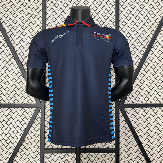 Red Bull Racing F1 2023 Polo – Player Fit – Perez #11 | Navy Blue