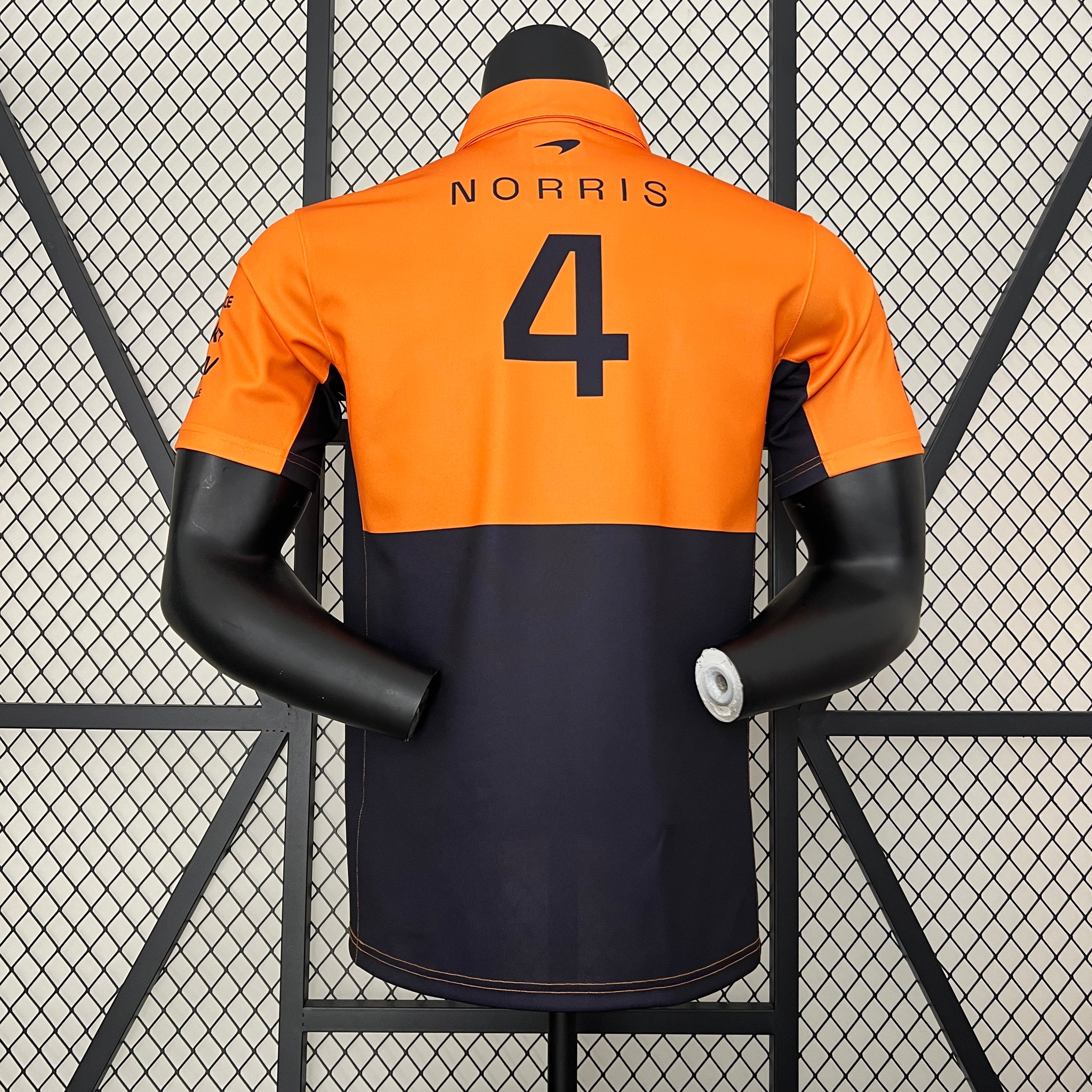 McLaren F1 2023 Polo – Player Fit – Lando Norris #4 | Papaya Orange