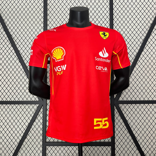 Ferrari F1 2023 T-Shirt – Player Fit – #55 | Red
