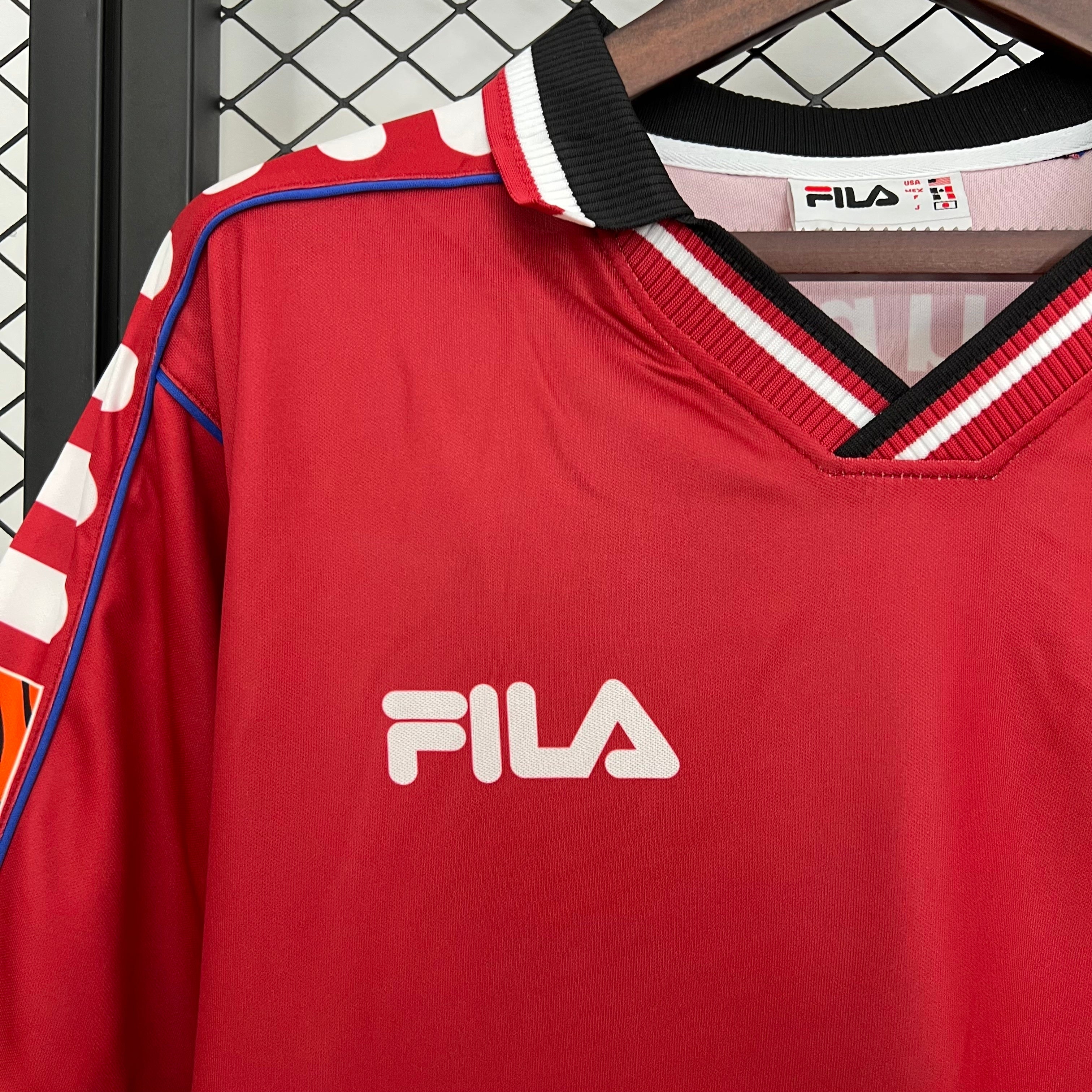 1990s Hamburg SV Retro Football Shirt | Red Black Home