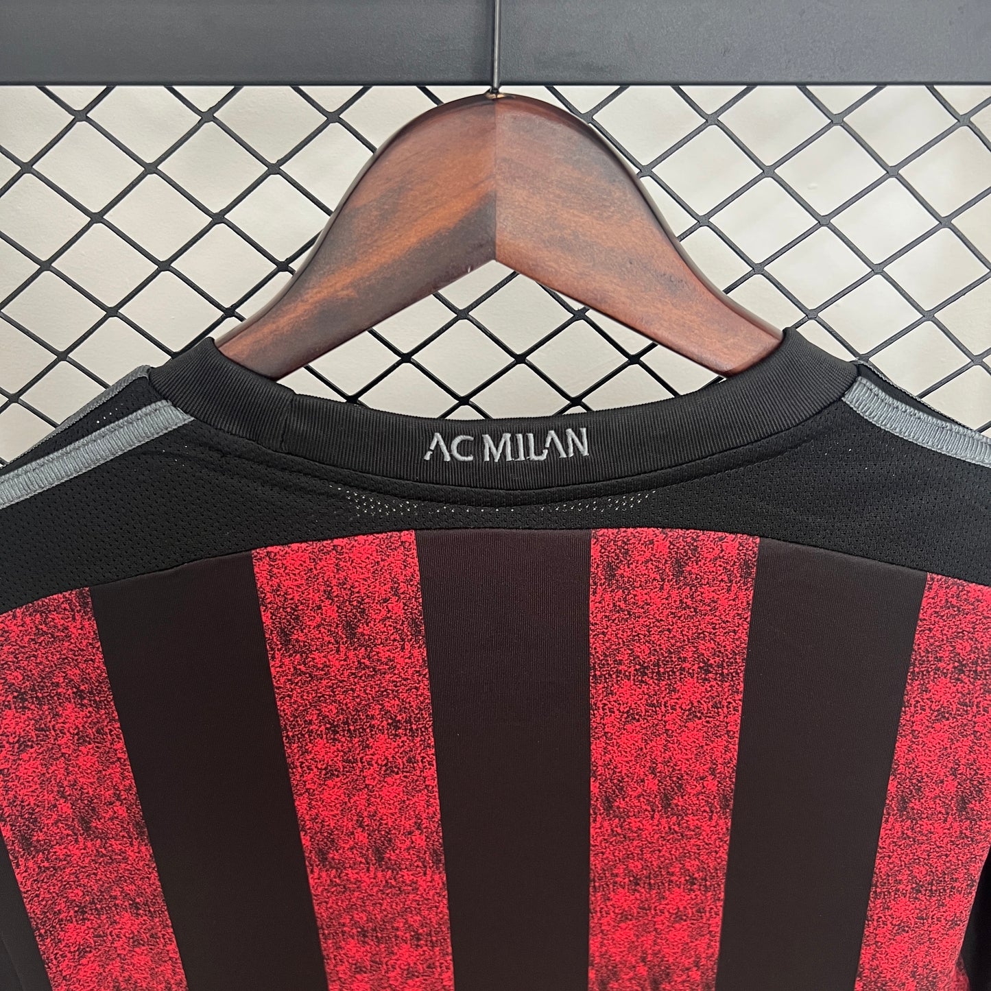 2010s AC Milan Retro Football Shirt | Red Black Home