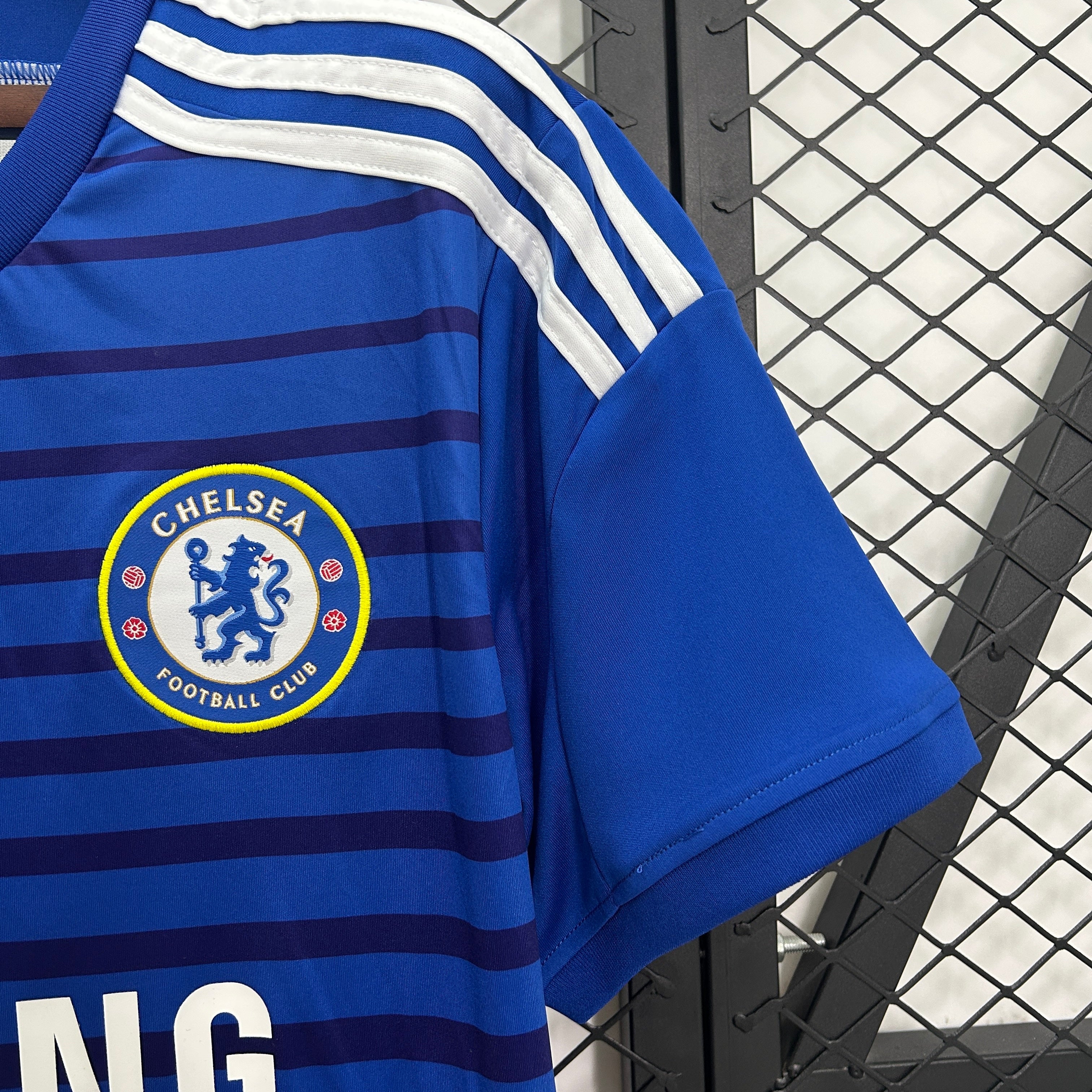 2010s Chelsea Retro Football Shirt | Blue White Home