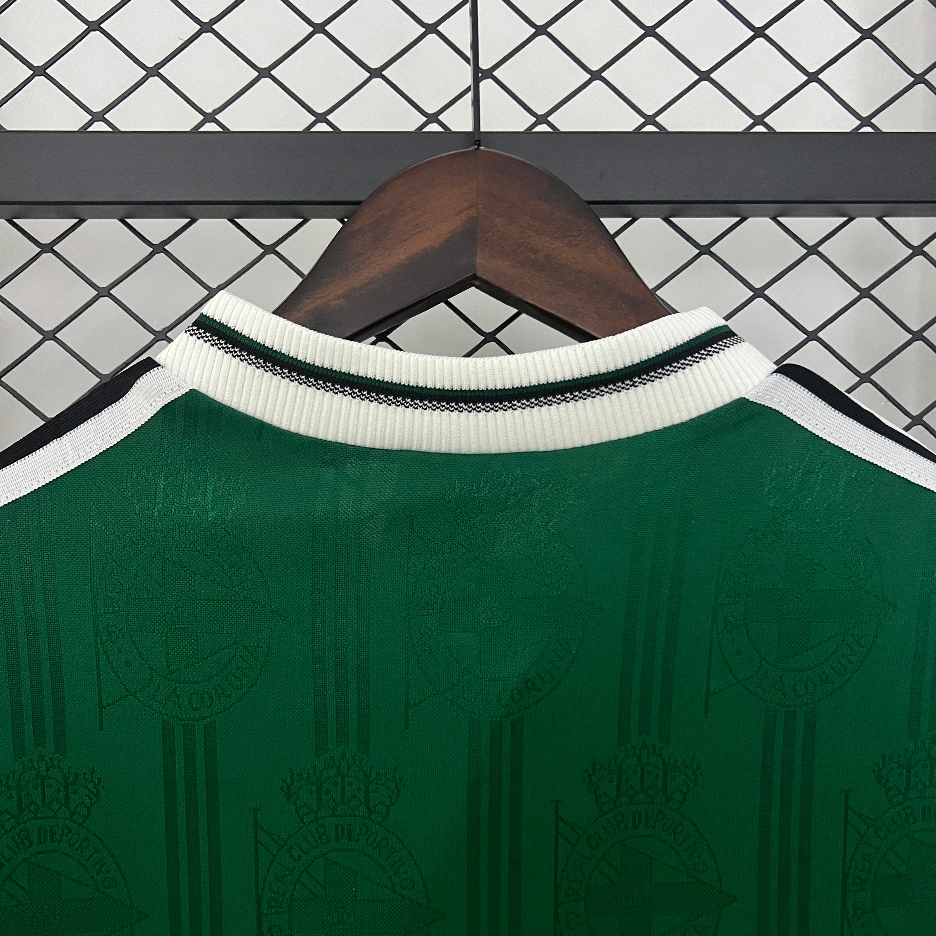 1990s Real Sociedad Retro Football Shirt | Green White Home