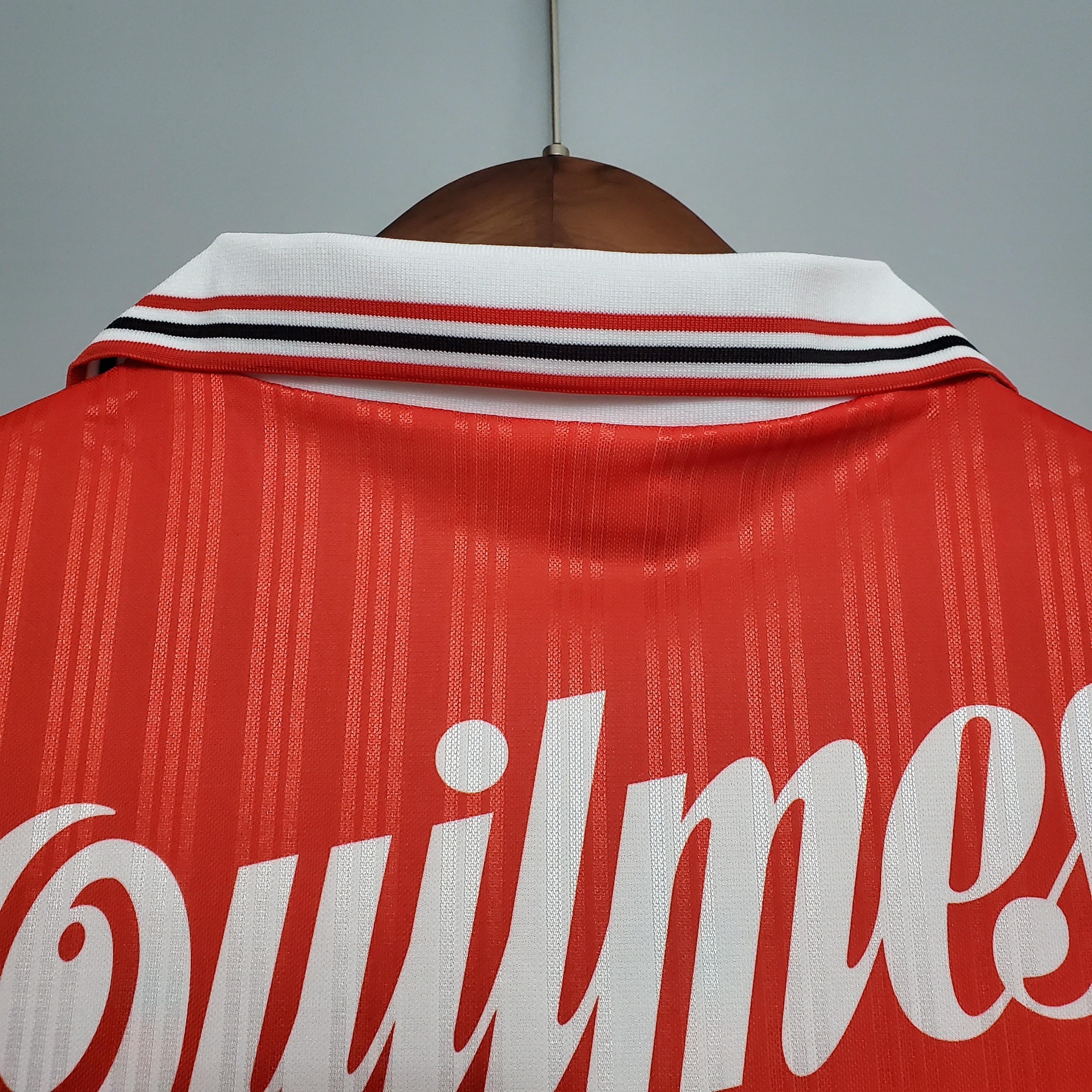 1990s River Plate Retro Football Shirt | Red White Home