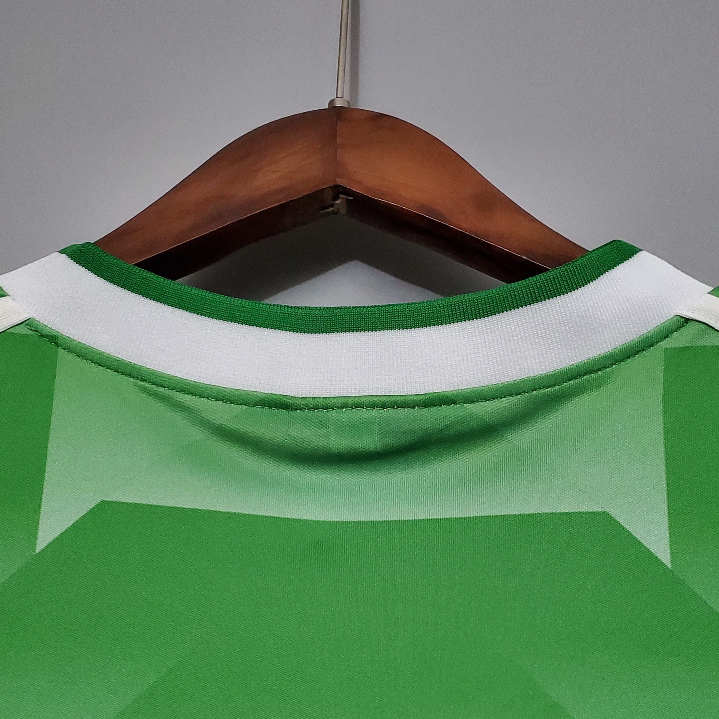 1990s Germany Retro Football Shirt | Green White Home