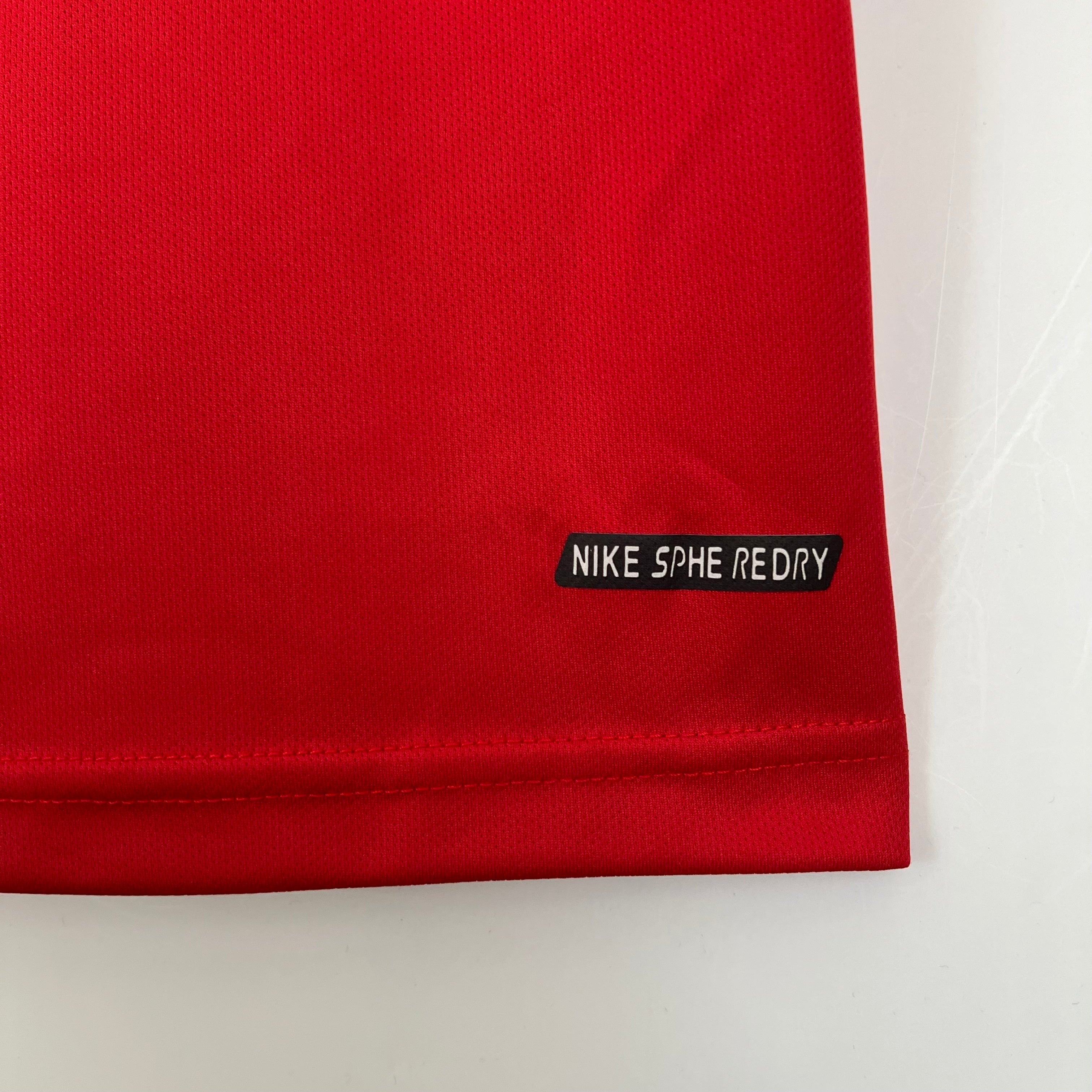 2010s Arsenal Retro Football Shirt | Red White Home