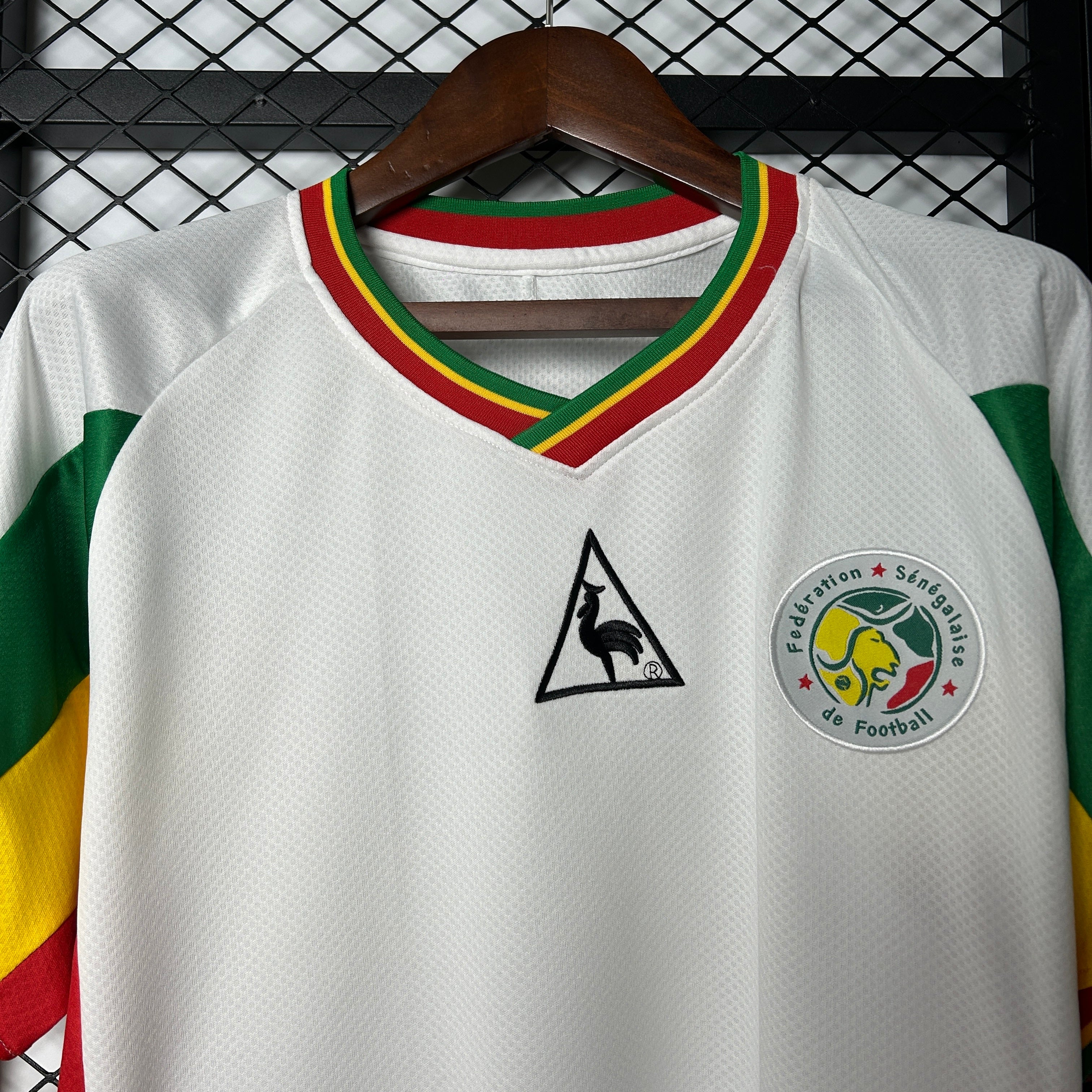 1990s Senegal Retro Football Shirt | White Green Home