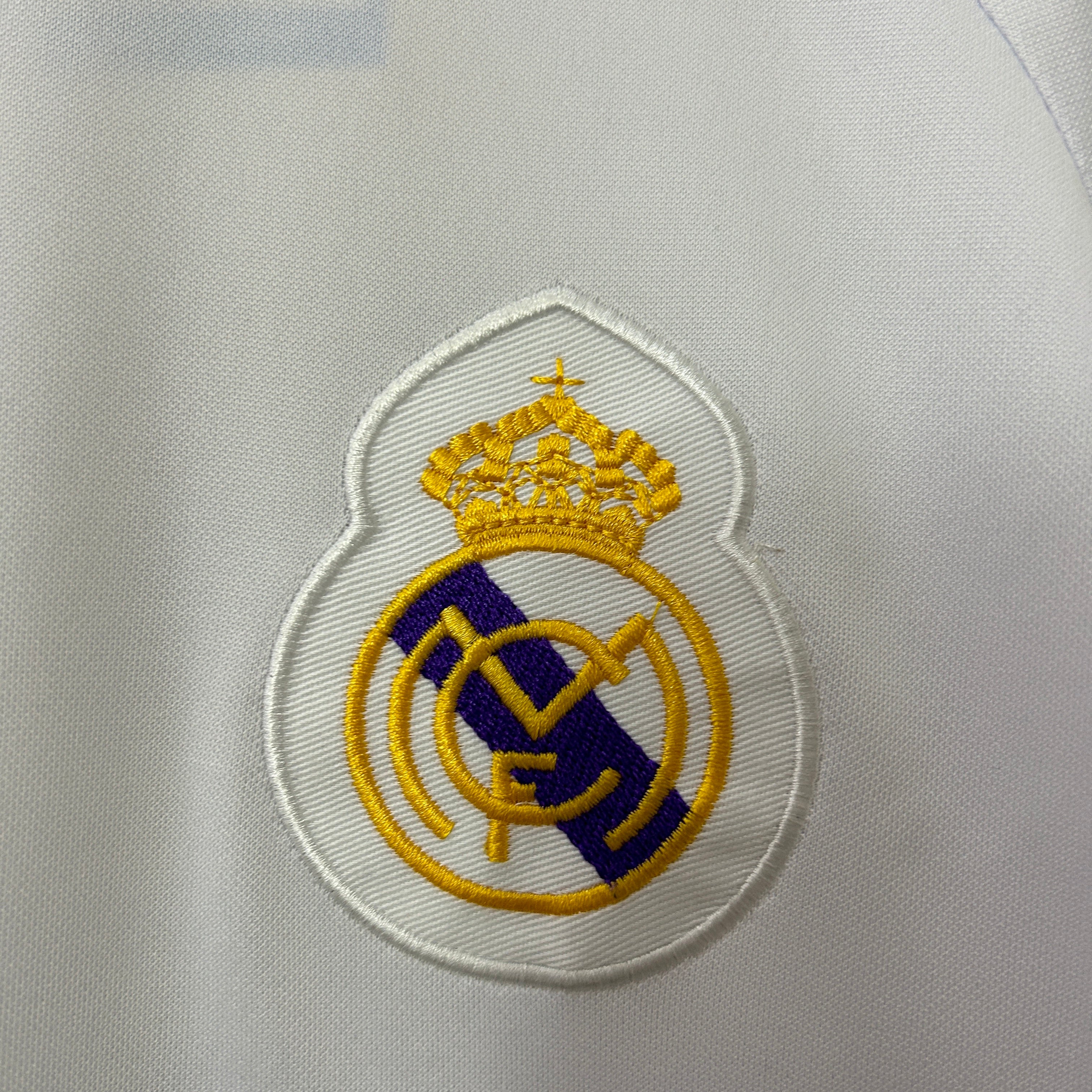 1980s Real Madrid Retro Football Shirt | White Purple Home