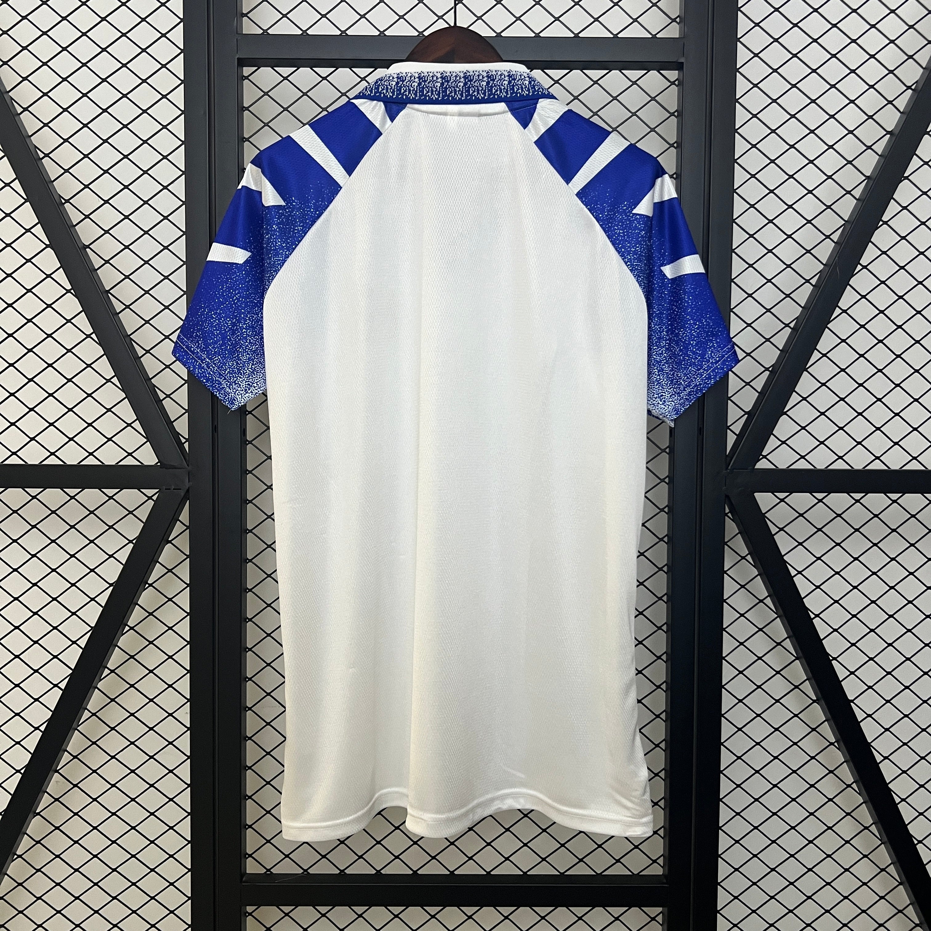 1990s Scotland Retro Football Shirt | White Blue Home