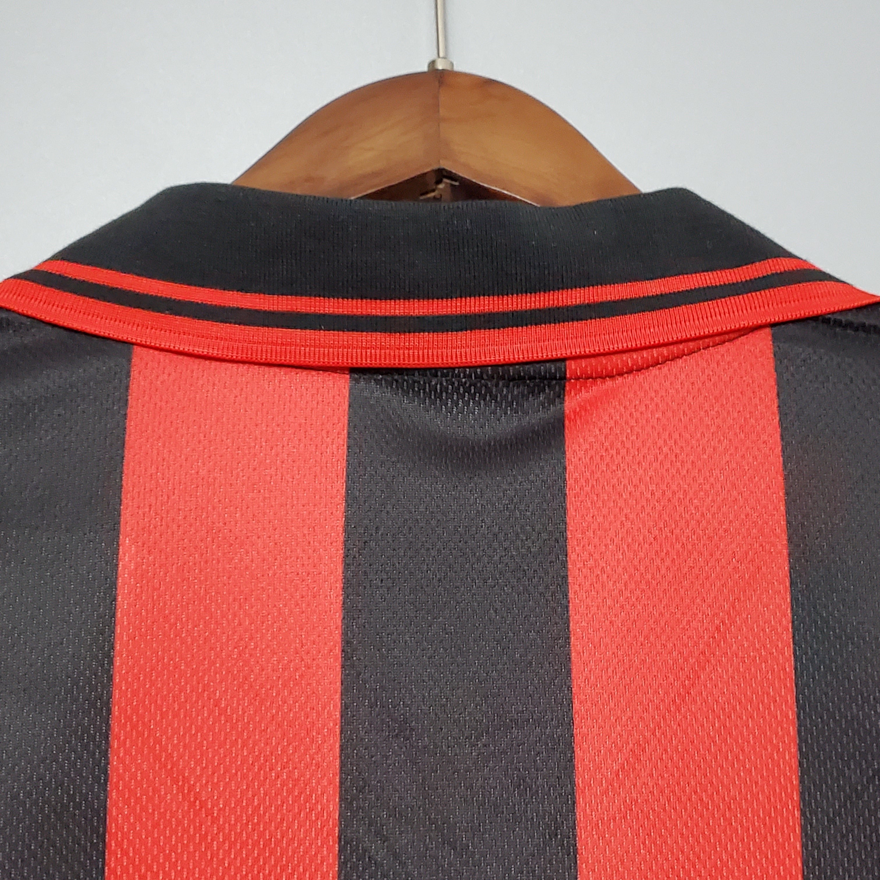 1990s AC Milan Retro Football Shirt | Red Black Home