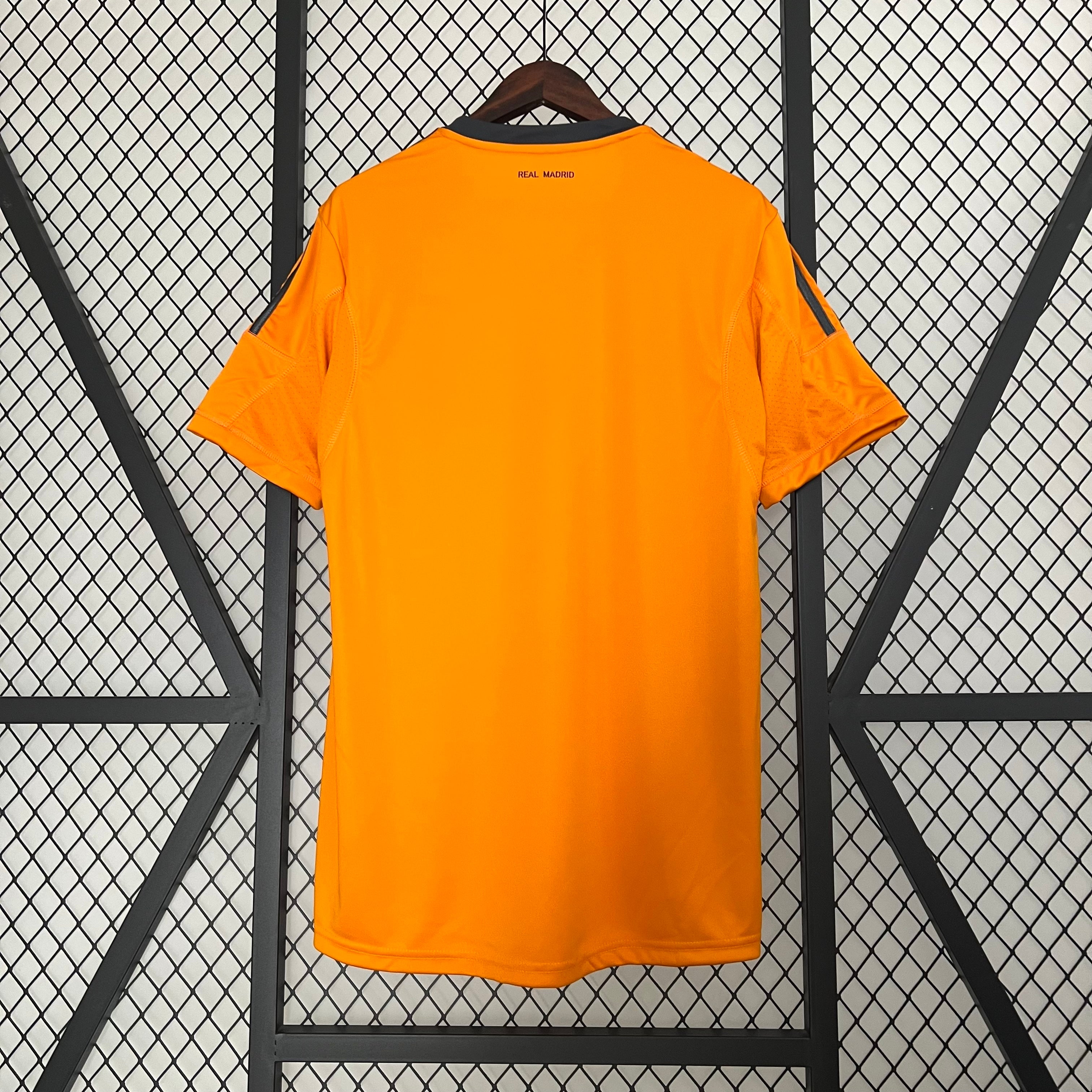 2020s Real Madrid Retro Football Shirt | Orange Black Home