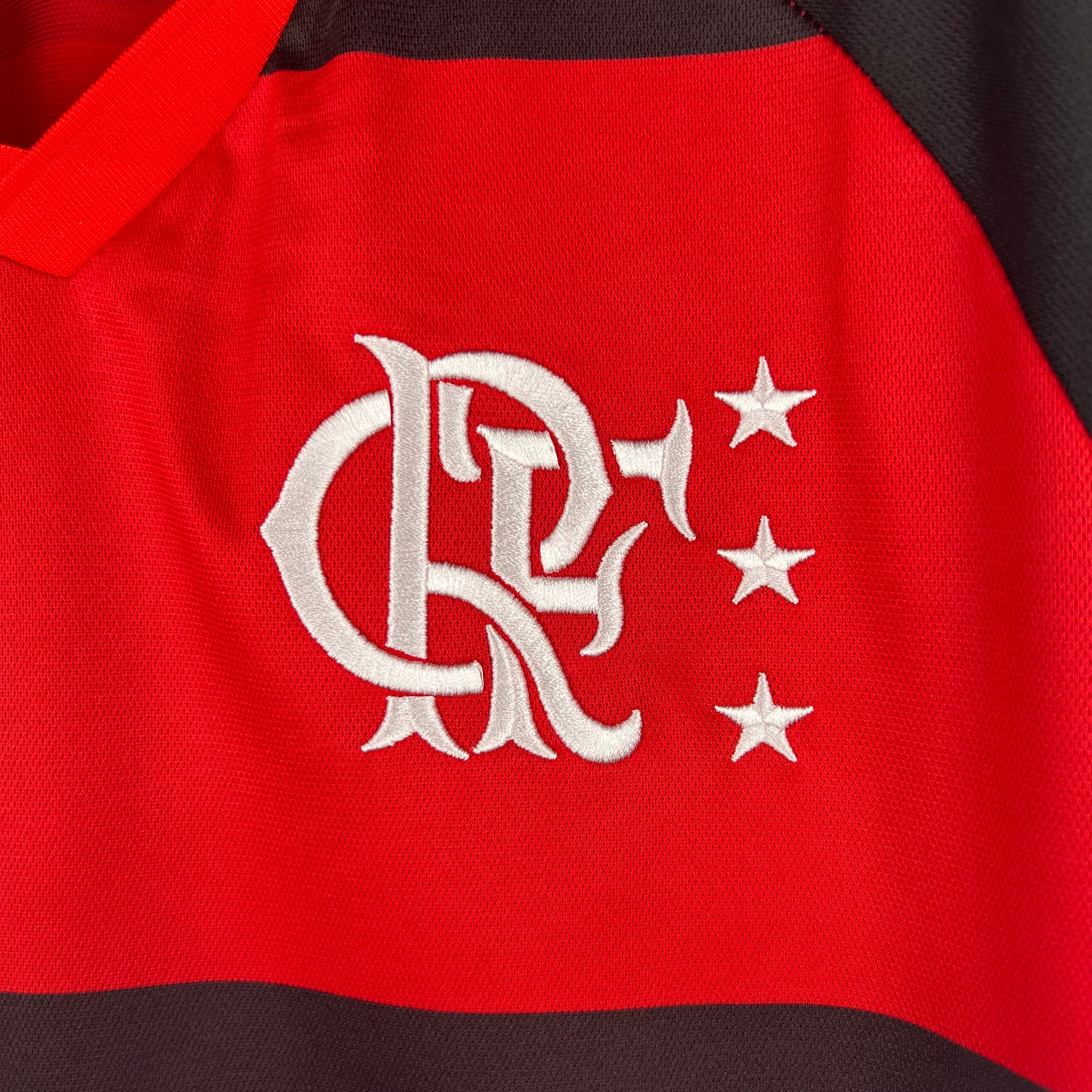 1980s Flamengo Retro Football Shirt | Red Black Home