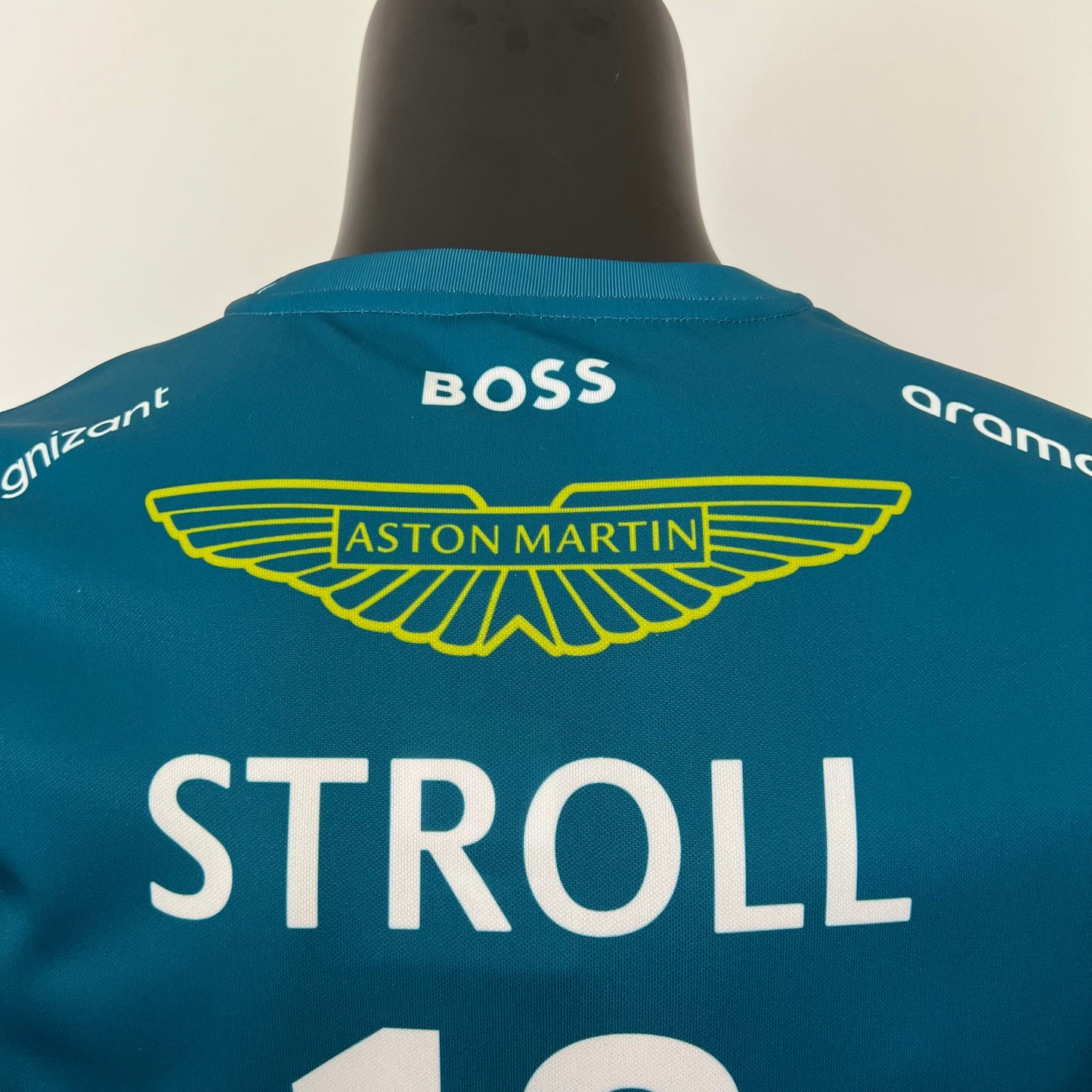 Aston Martin F1 2023 Player Fit T-Shirt – Lance Stroll #18 | Teal