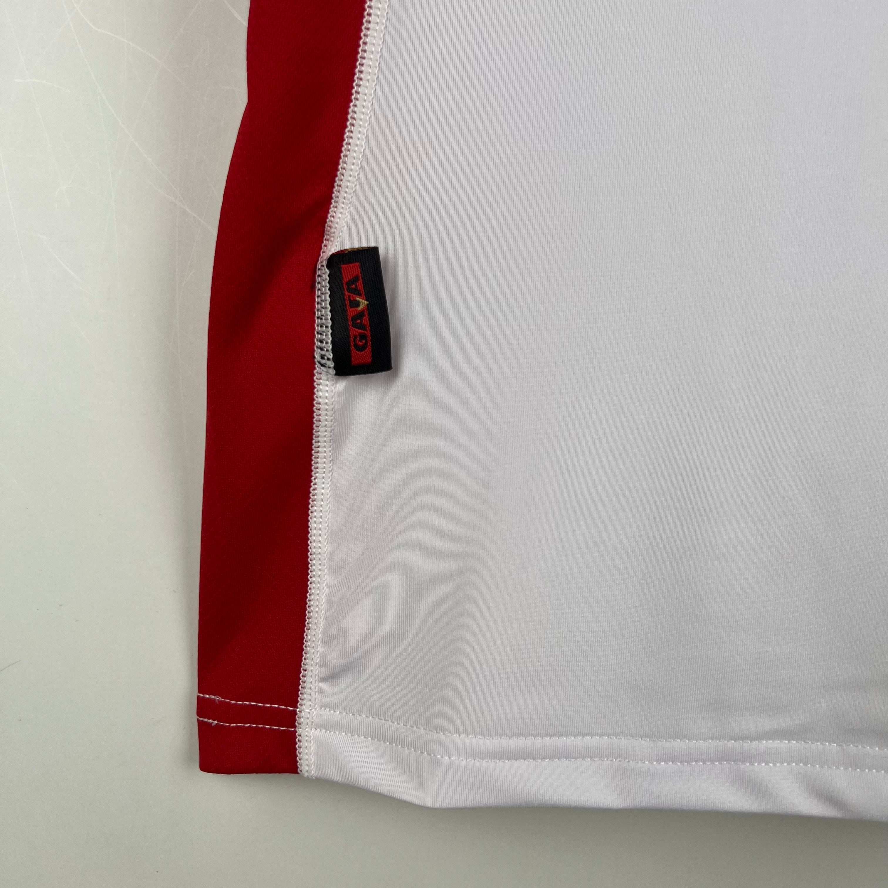 2000s AS Roma Retro Football Shirt | White Red Home