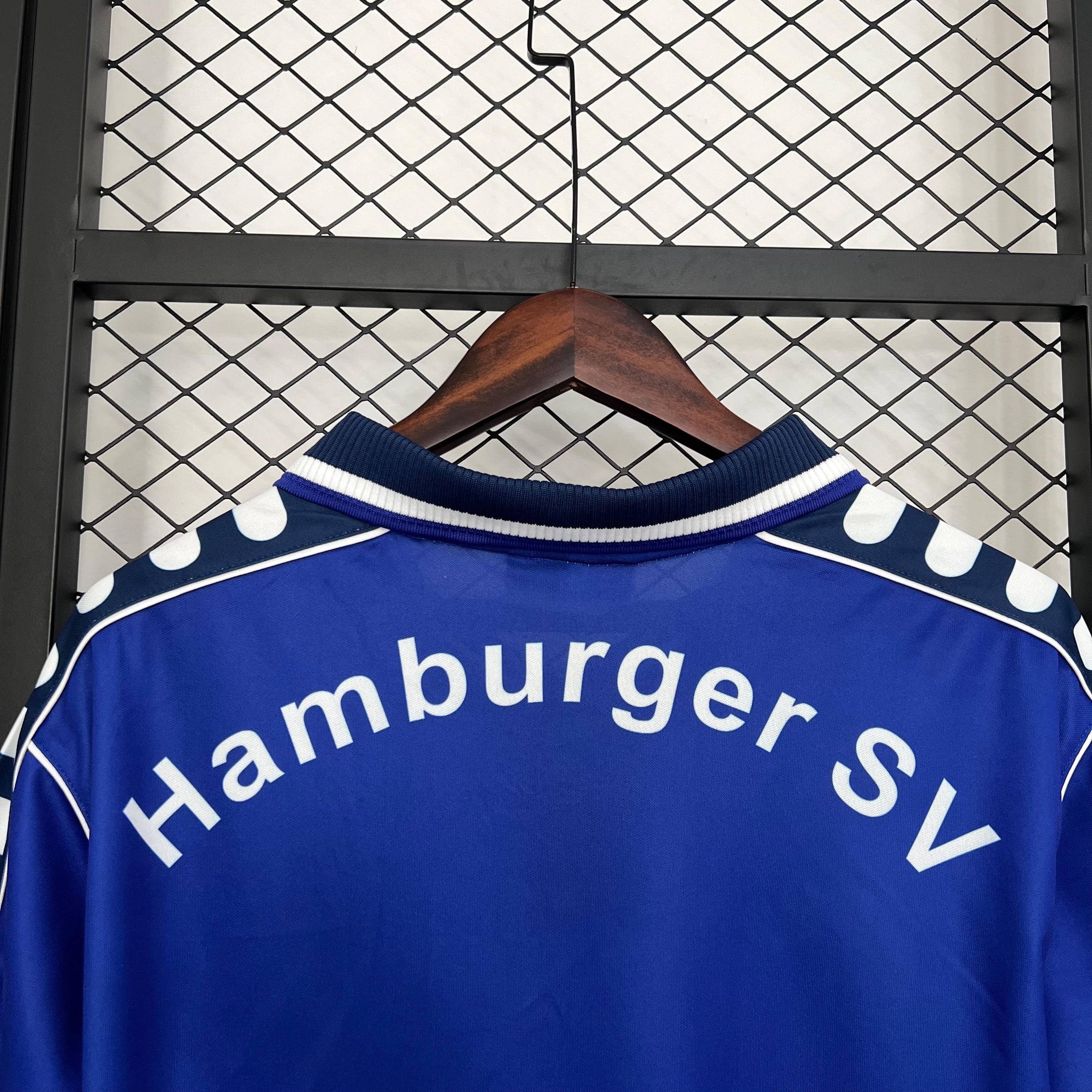 1990s Hamburger SV Retro Football Shirt | Blue White Home