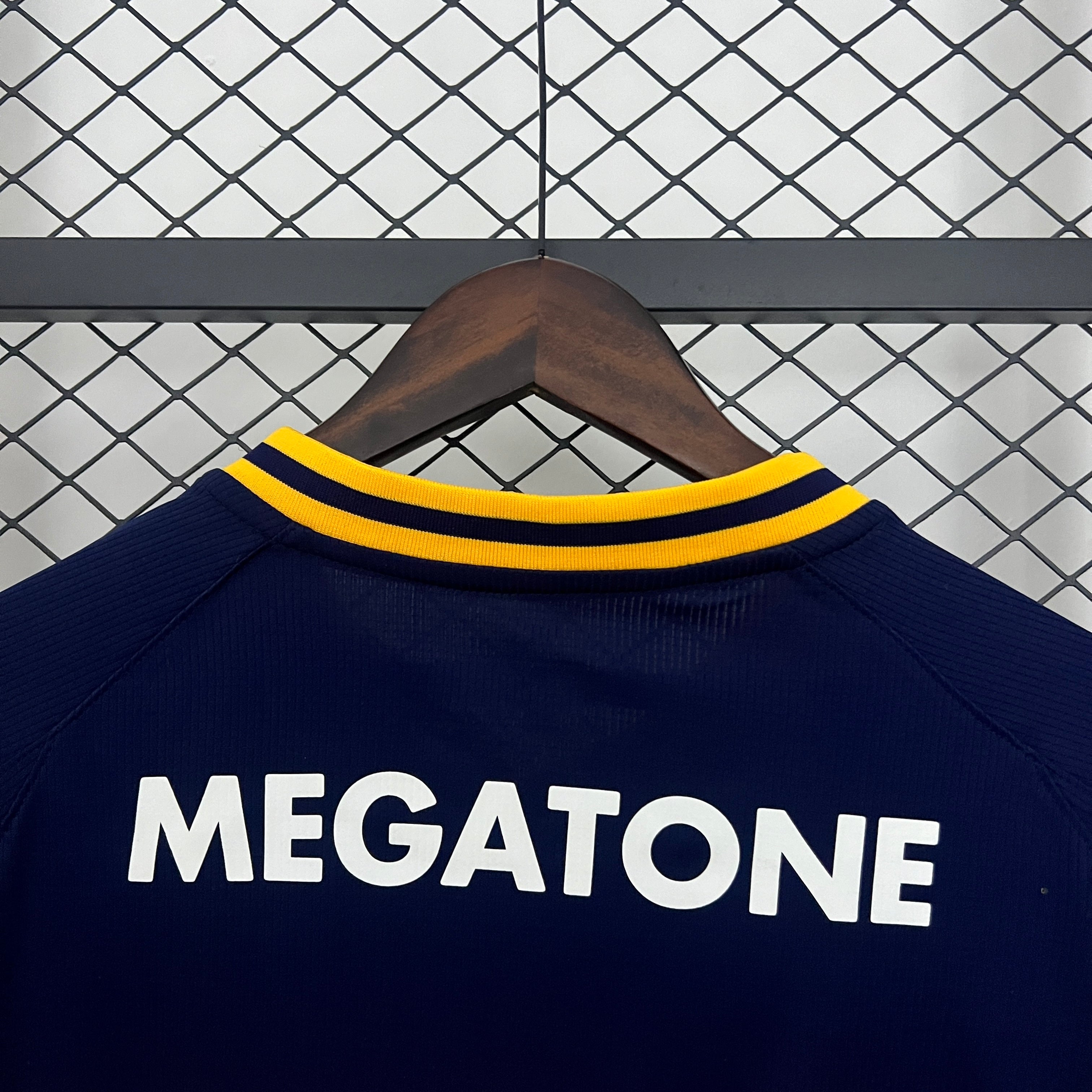 1990s Boca Juniors Retro Football Shirt | Navy Yellow Home