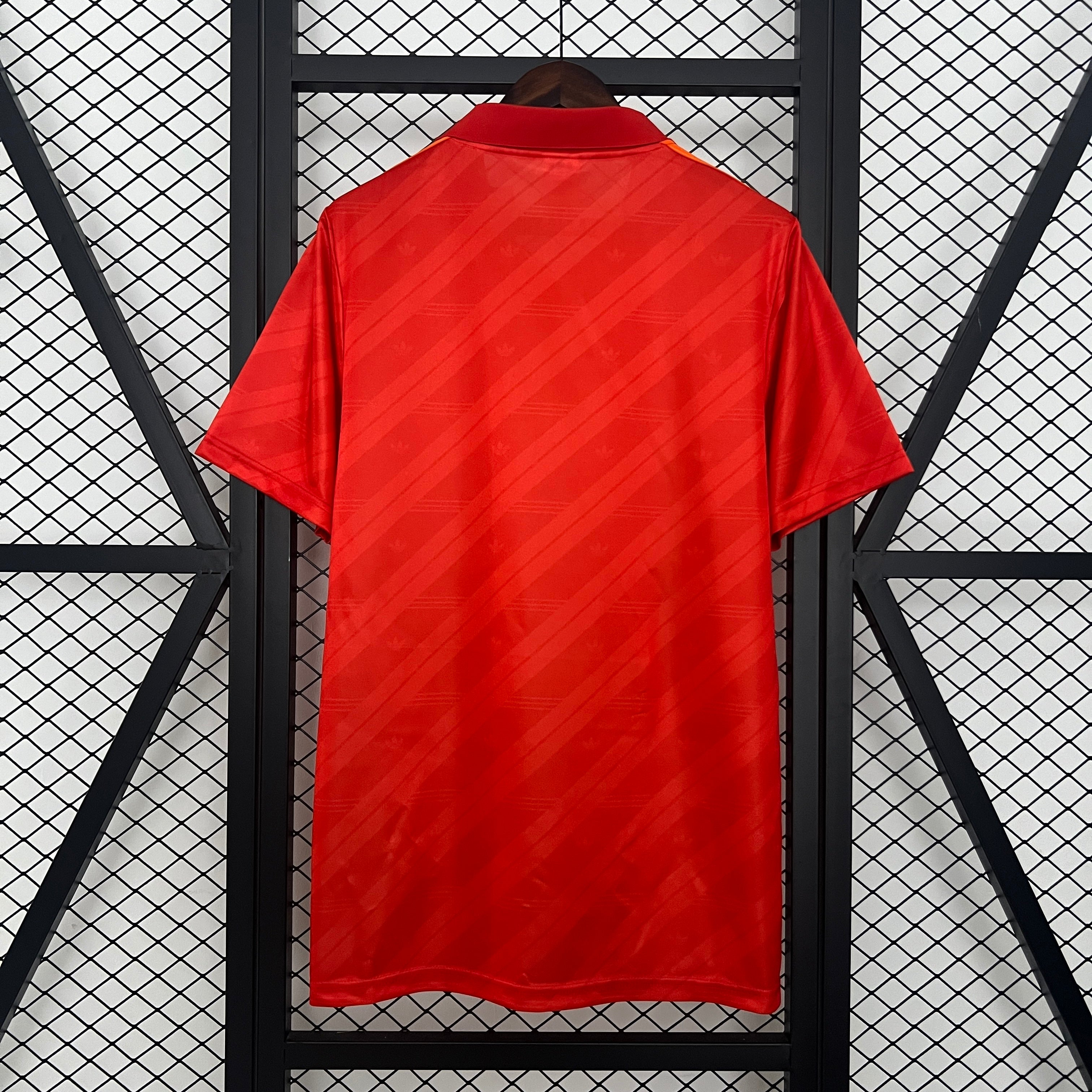 1990s Roma Retro Football Shirt | Red Orange Home