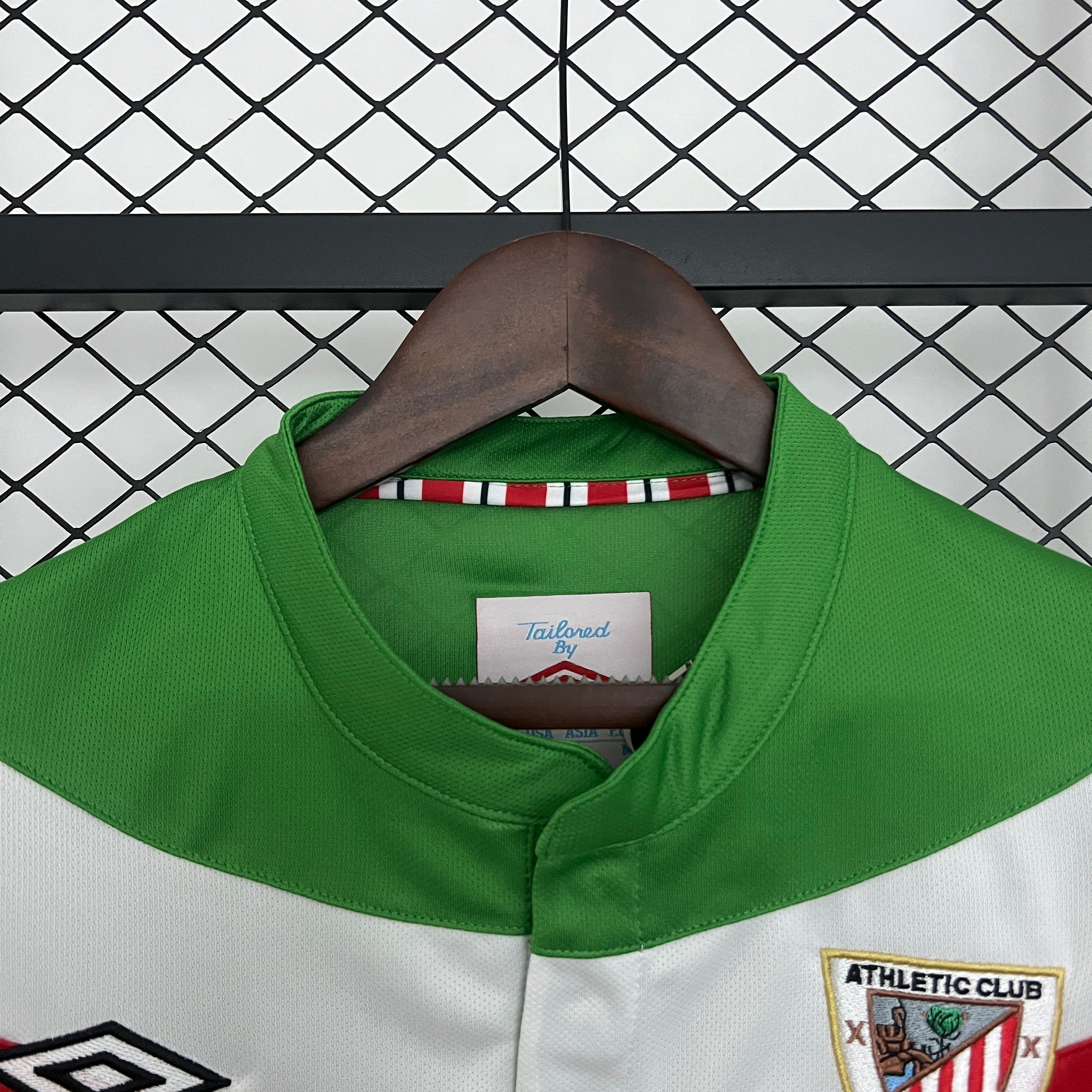 1990s Athletic Bilbao Retro Football Shirt | Green Red Home