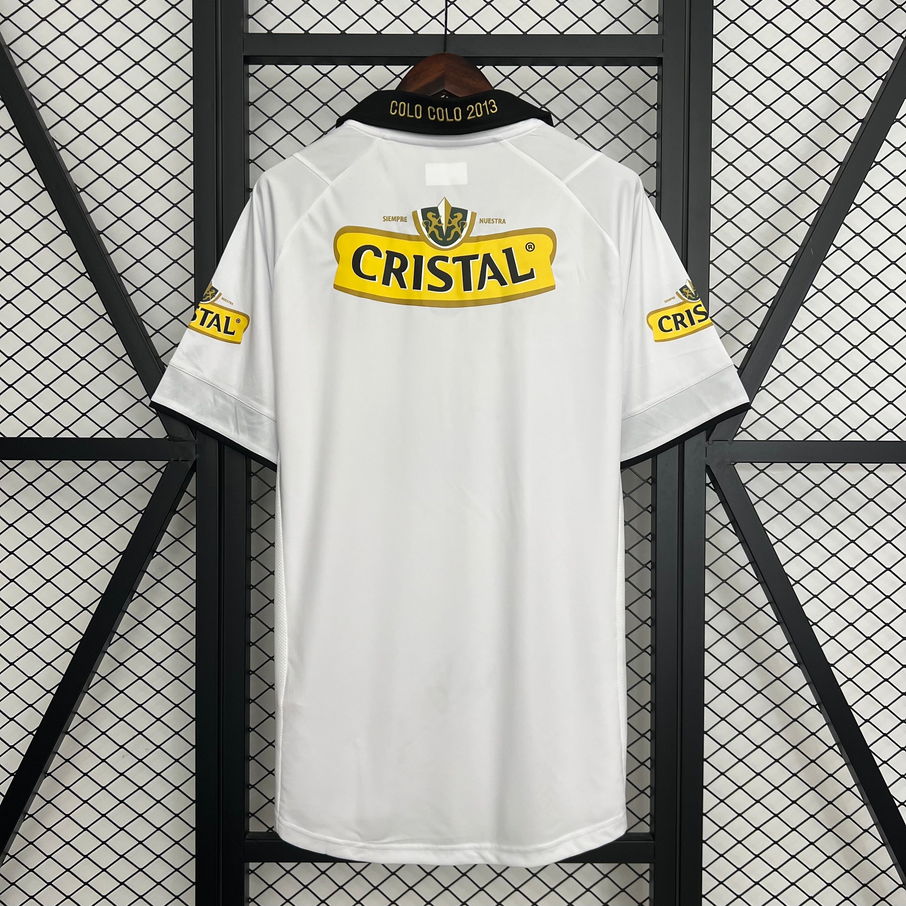 2010s Colo Colo Retro Football Shirt | White Black Home