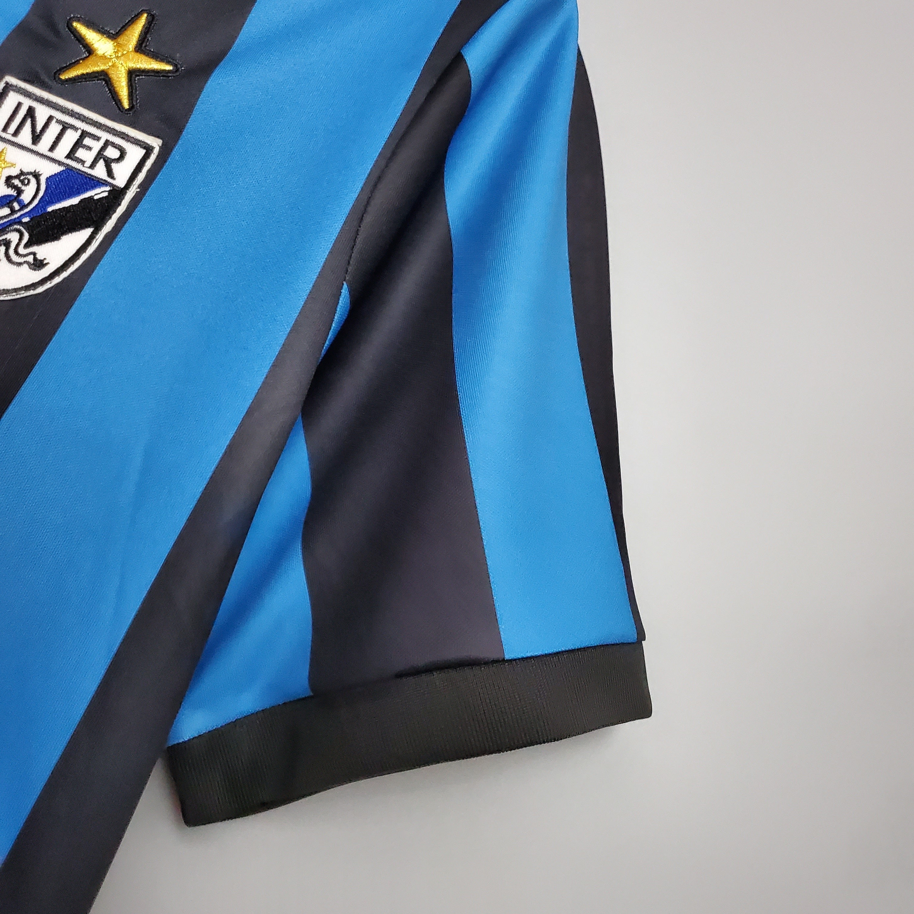 1990s Inter Milan Retro Football Shirt | Blue Black Home