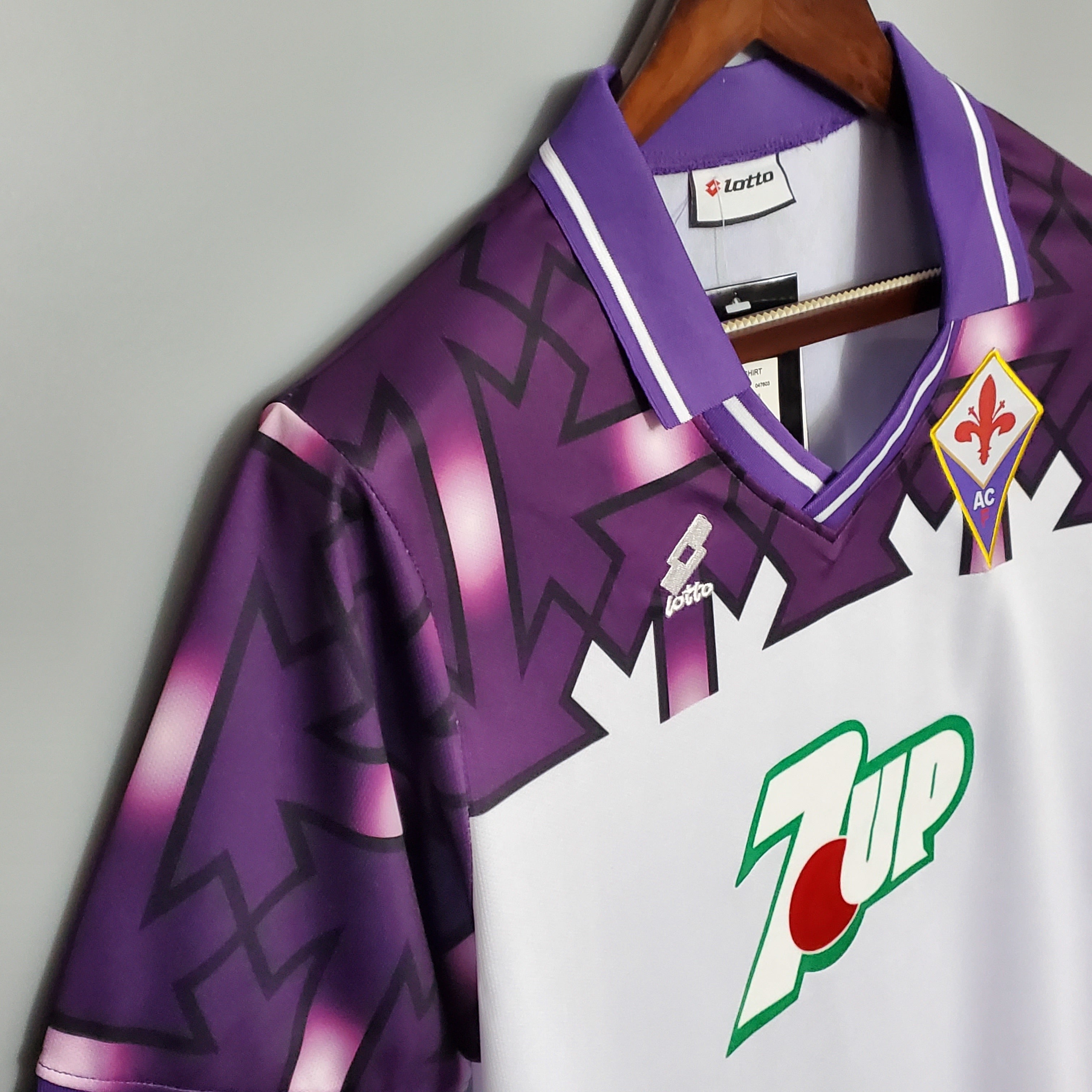 1990s Fiorentina Retro Football Shirt | Purple White Home