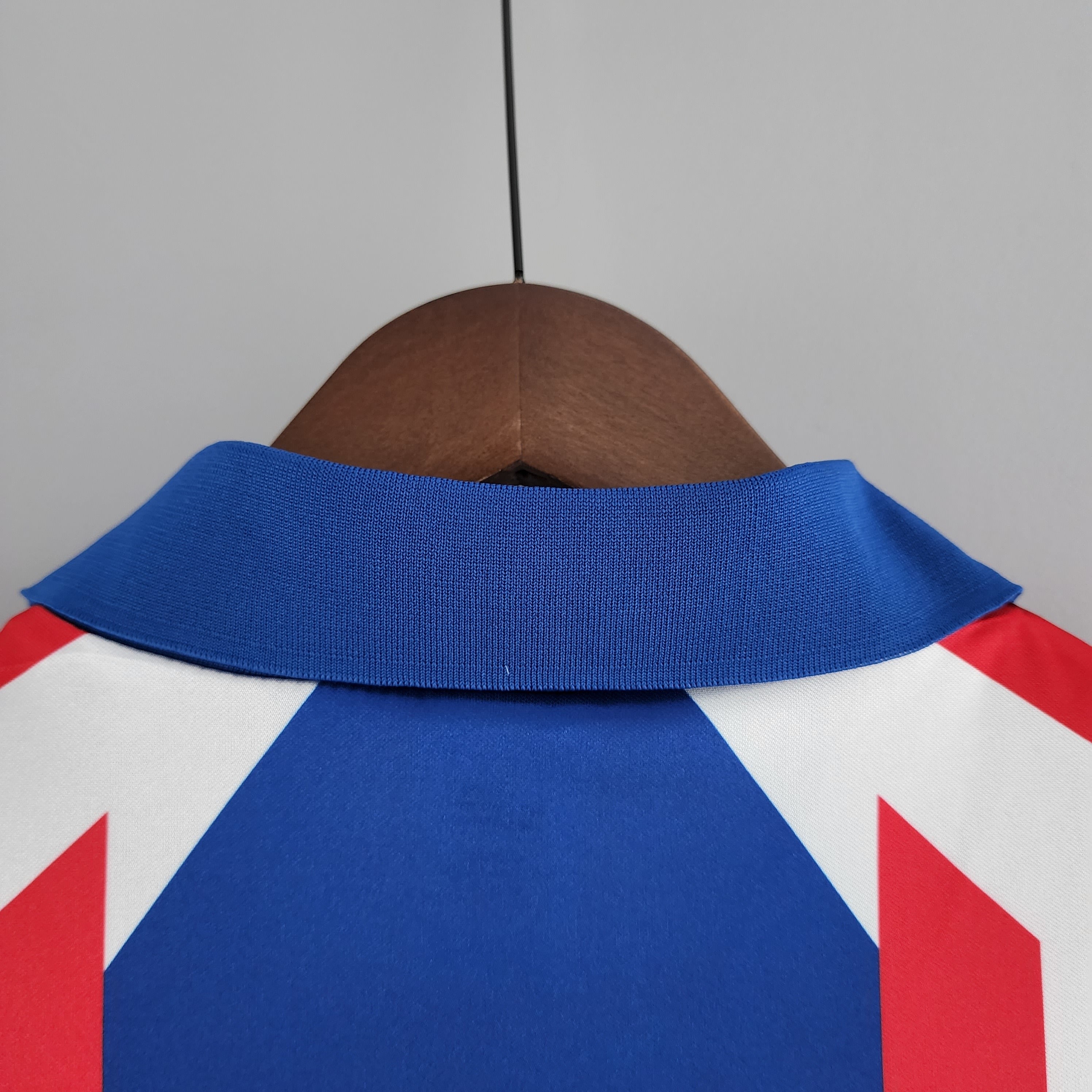 1980s France Retro Football Shirt | Blue Red Home