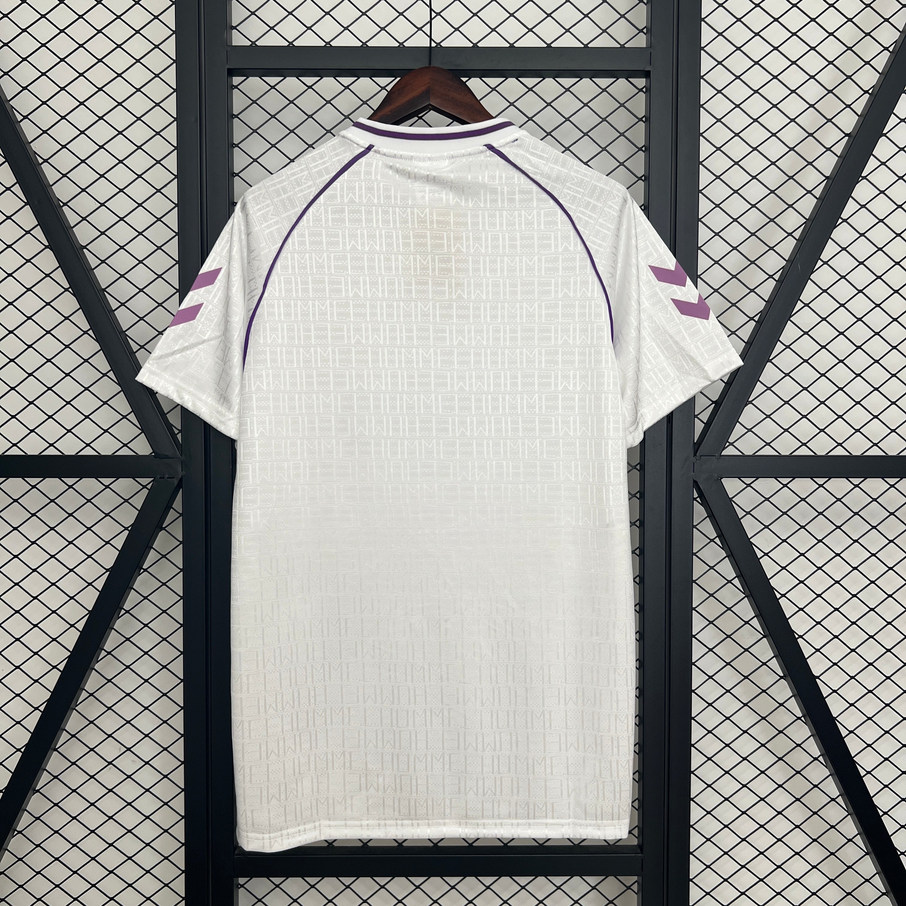 1990s Real Madrid Retro Football Shirt | White Purple Home