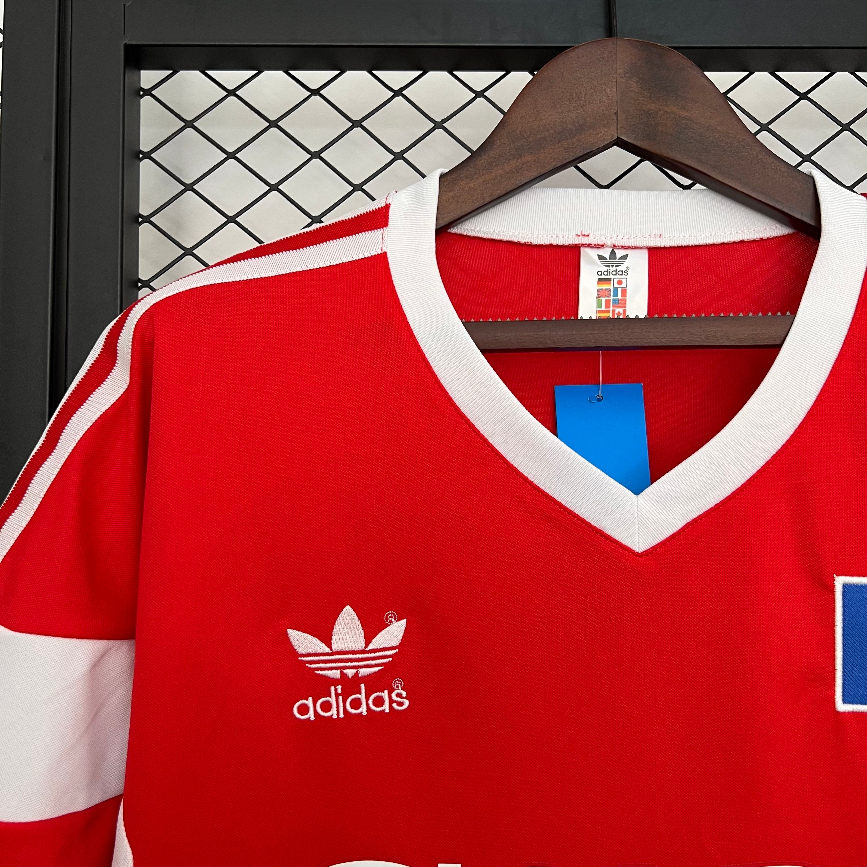 1990s Hamburger SV Retro Football Shirt | Red White Home
