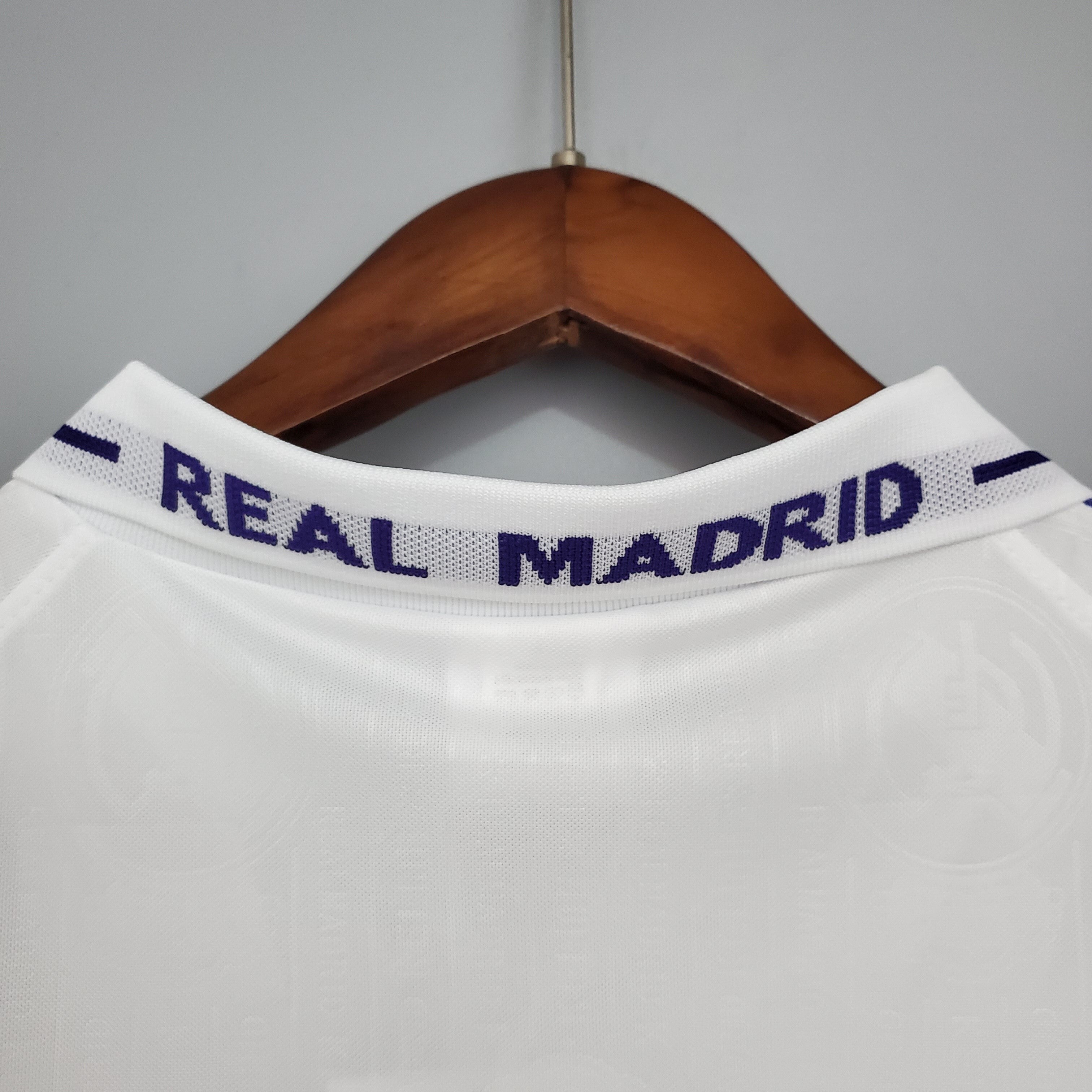1990s Real Madrid Retro Football Shirt | White Blue Home