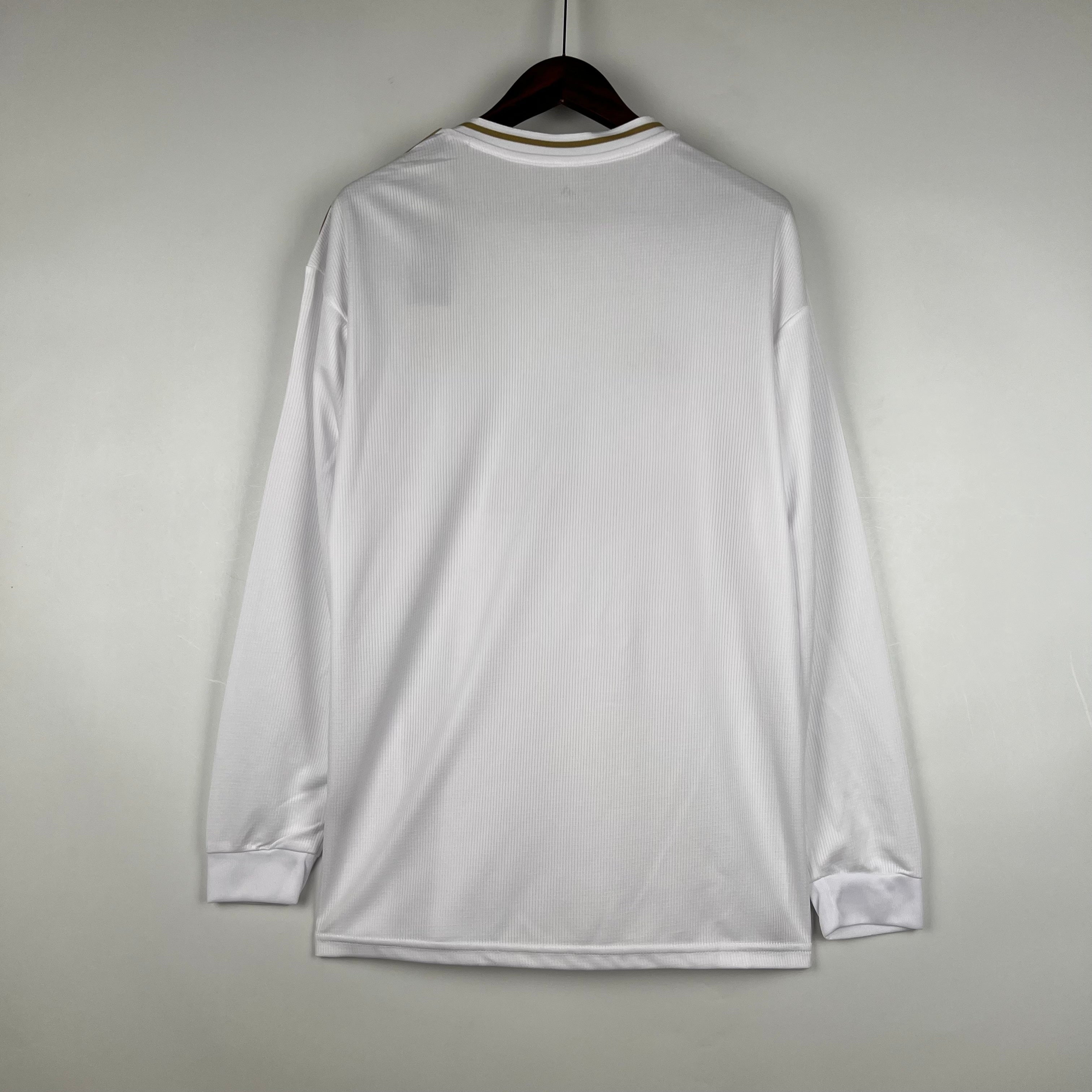 2010s Real Madrid Retro Football Shirt | White Gold Home