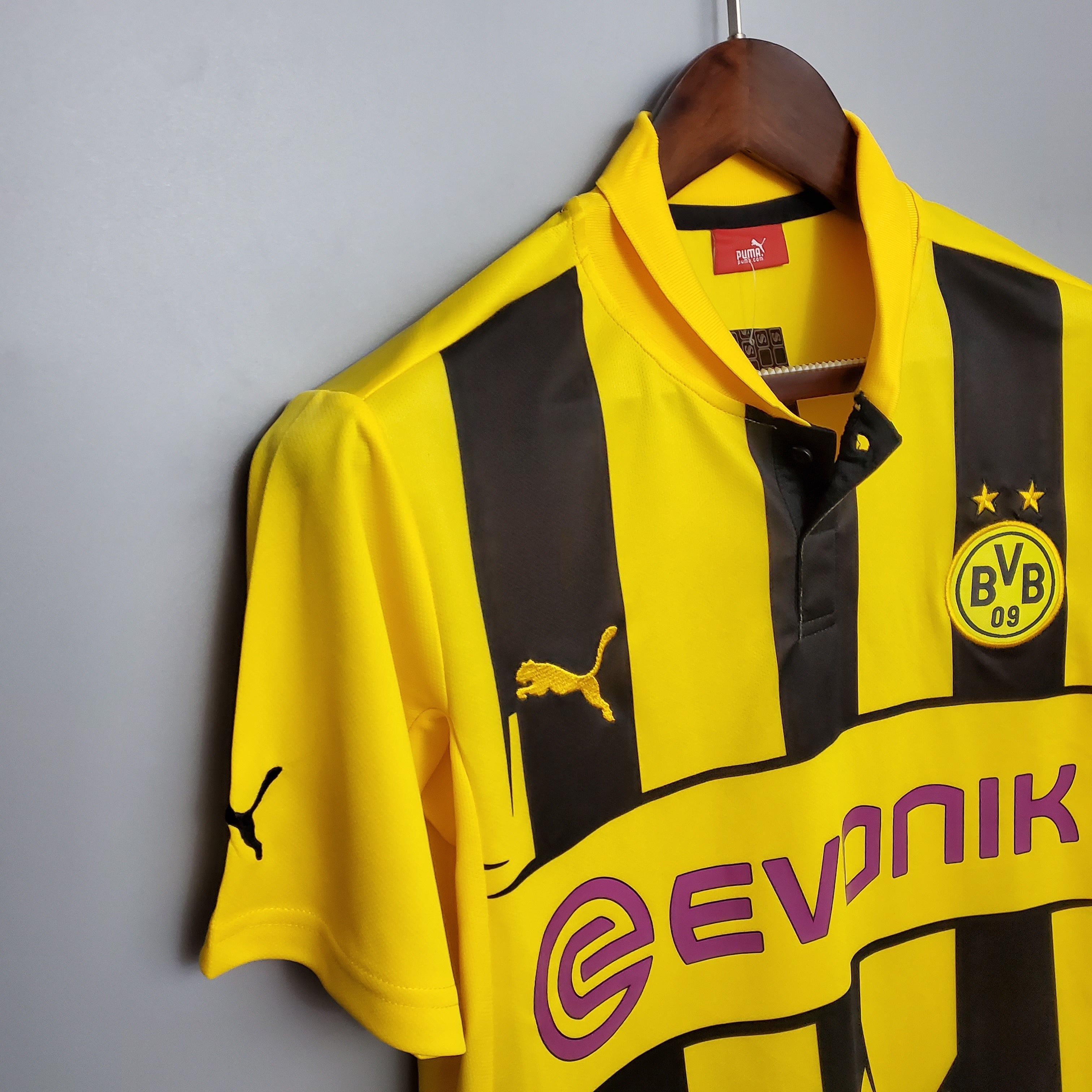 2010s Borussia Dortmund Retro Football Shirt | Yellow Black Home