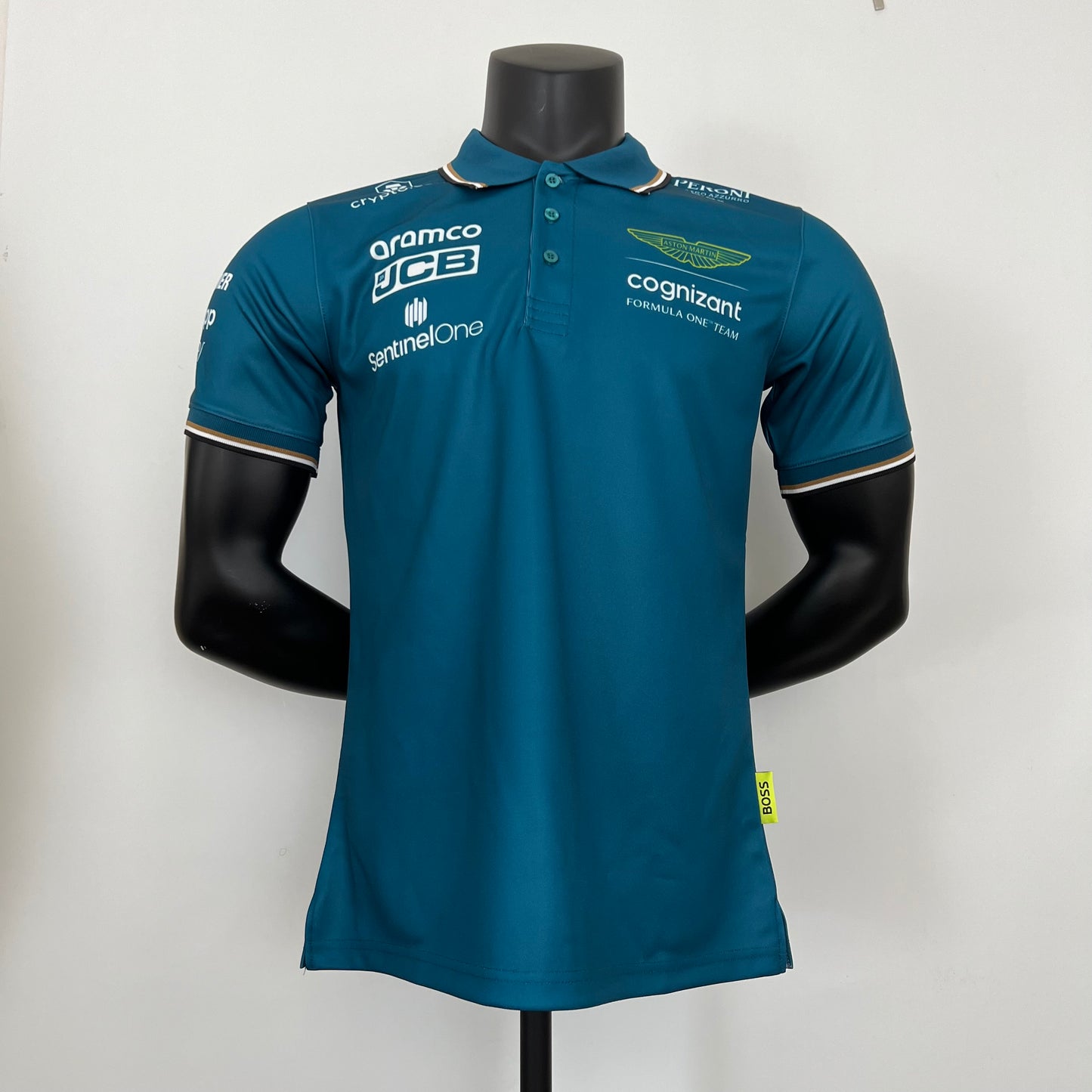 Aston Martin F1 2023 Polo – Player Fit | Teal