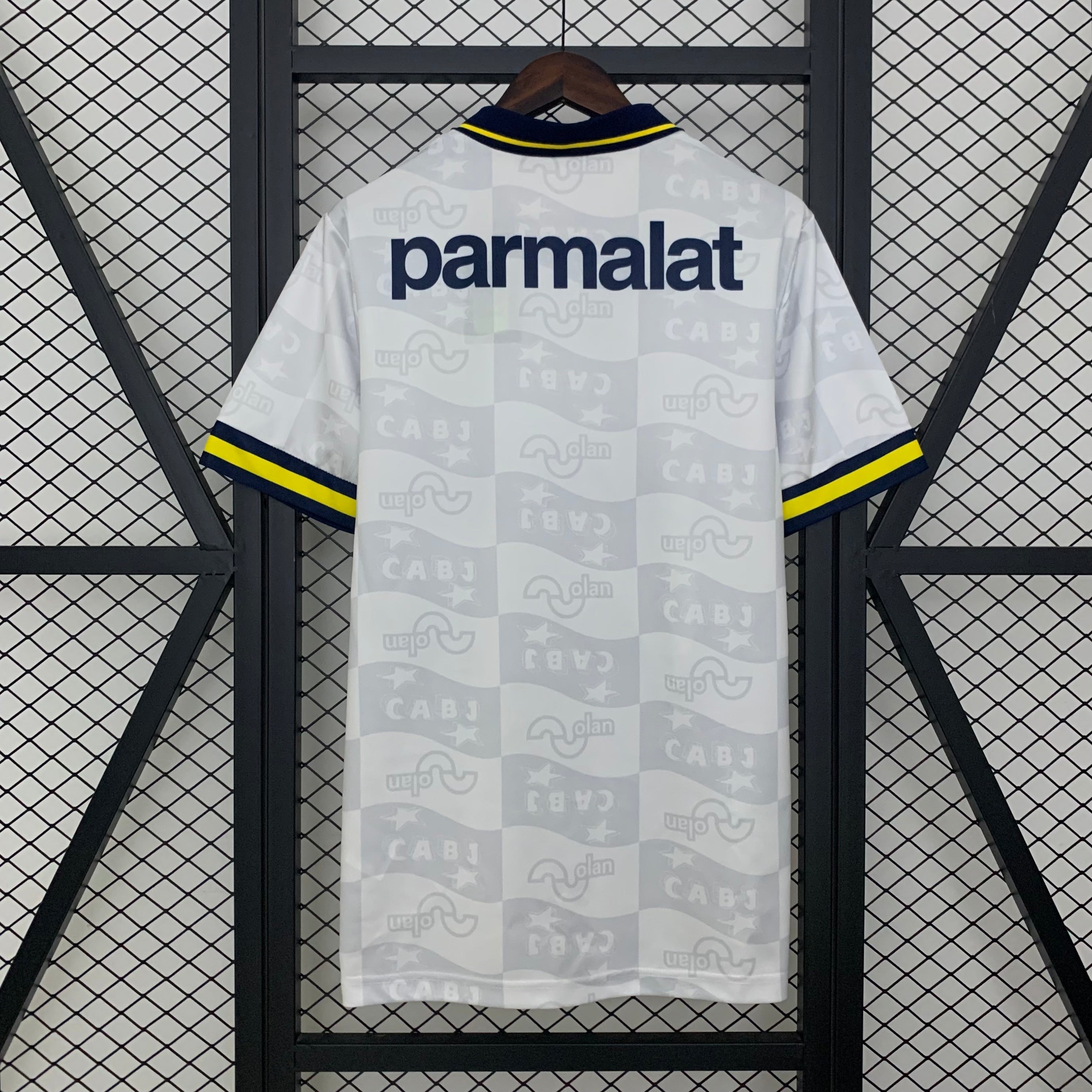 1990s Boca Juniors Retro Football Shirt | White Navy Home