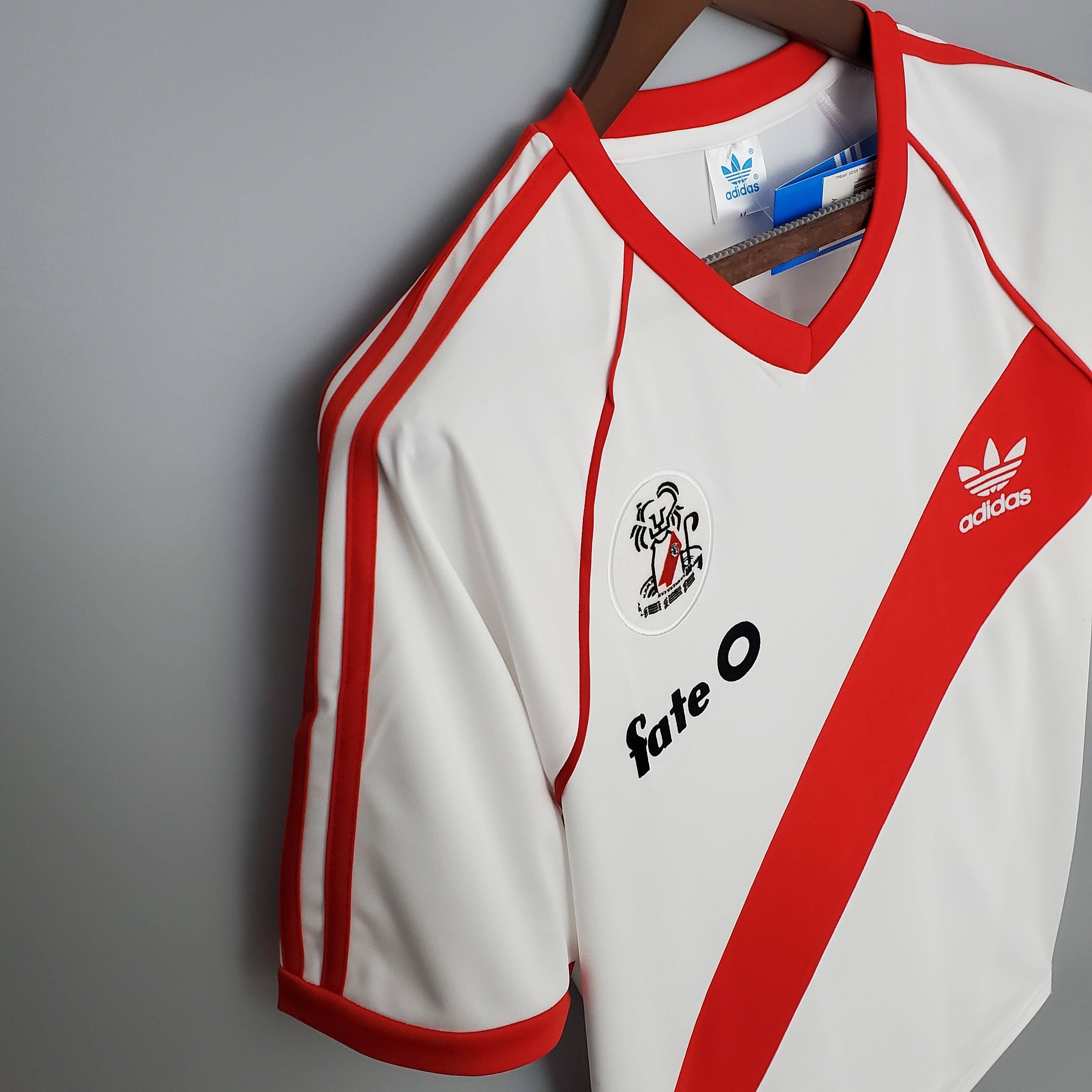 1980s River Plate Retro Football Shirt | White Red Home