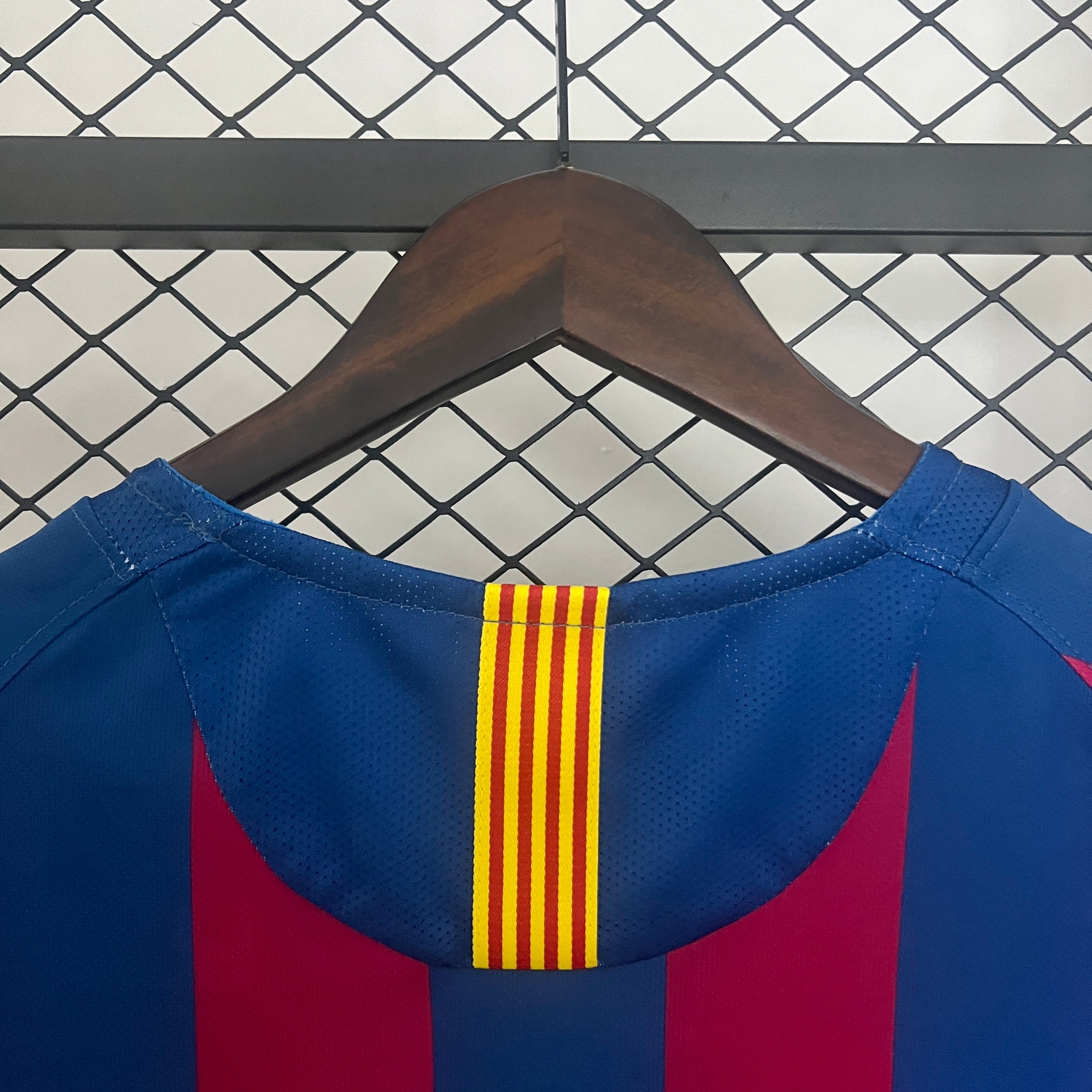 2000s Barcelona Retro Football Shirt | Blue Red Home