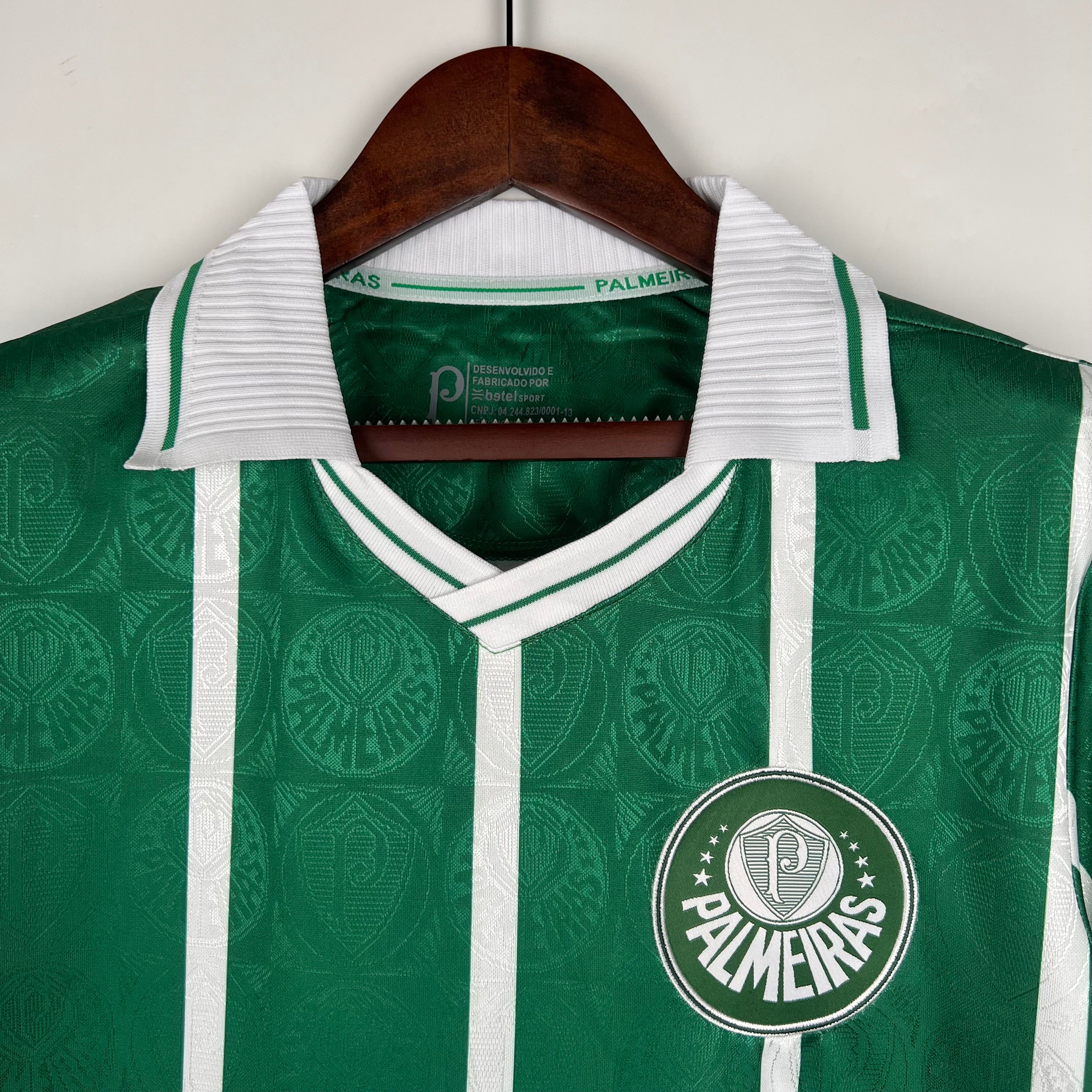1980s Palmeiras Retro Football Shirt | Green White Home
