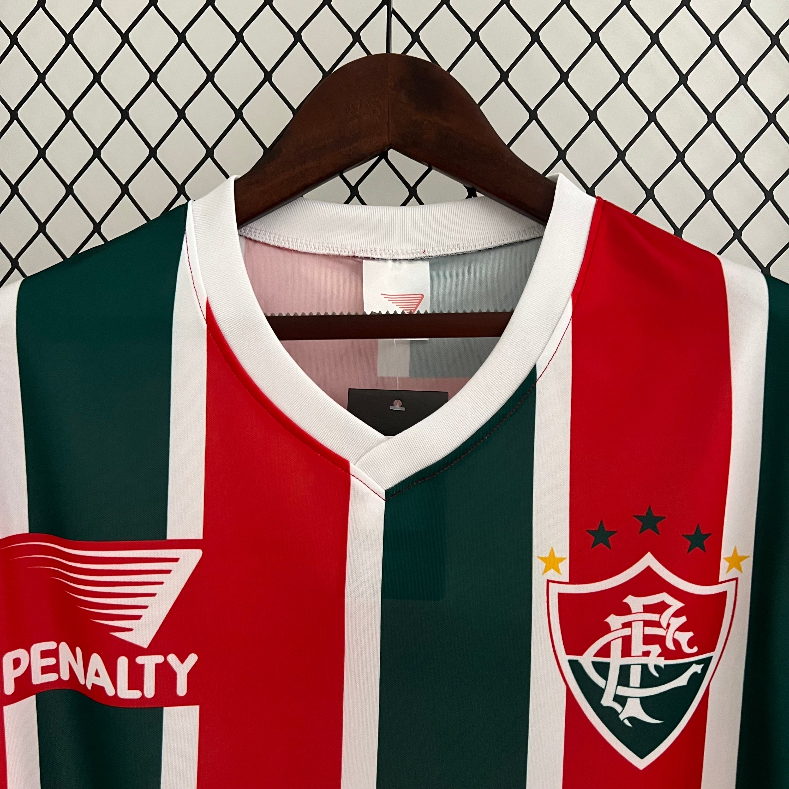 1990s Fluminense Retro Football Shirt | Red Green Home