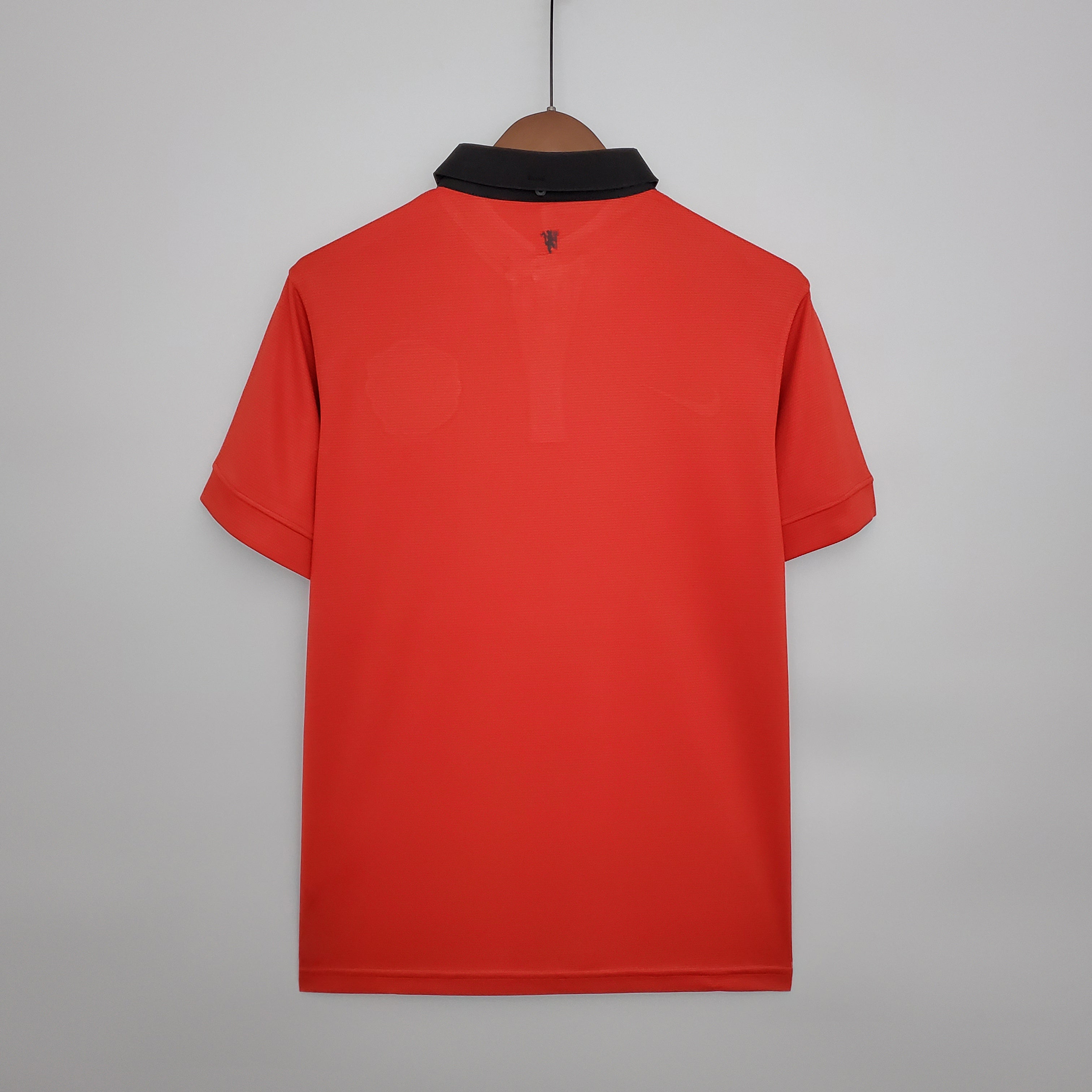 2010s Manchester United Retro Football Shirt | Red Black Home