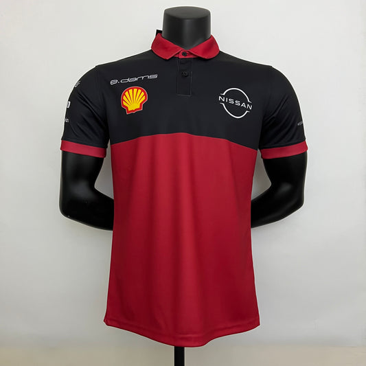 Nissan e.dams F1 2023 Polo – Player Fit | Black Red
