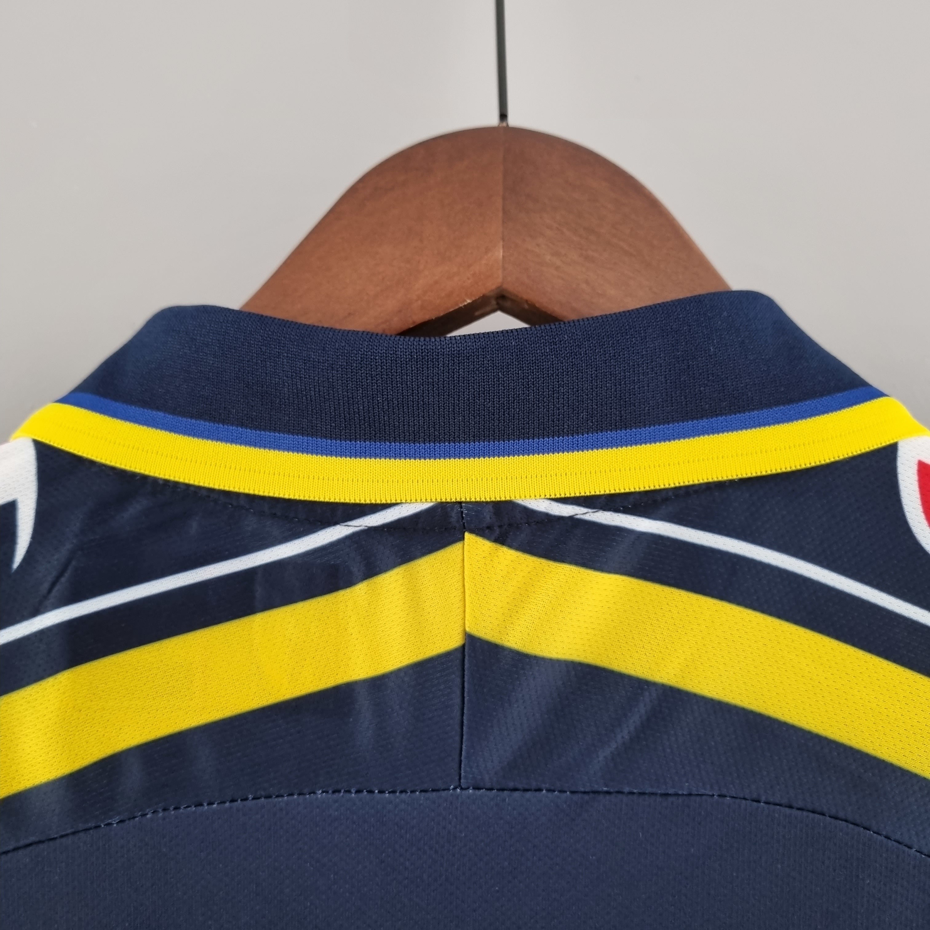 1990s Parma Retro Football Shirt | Navy Yellow Home