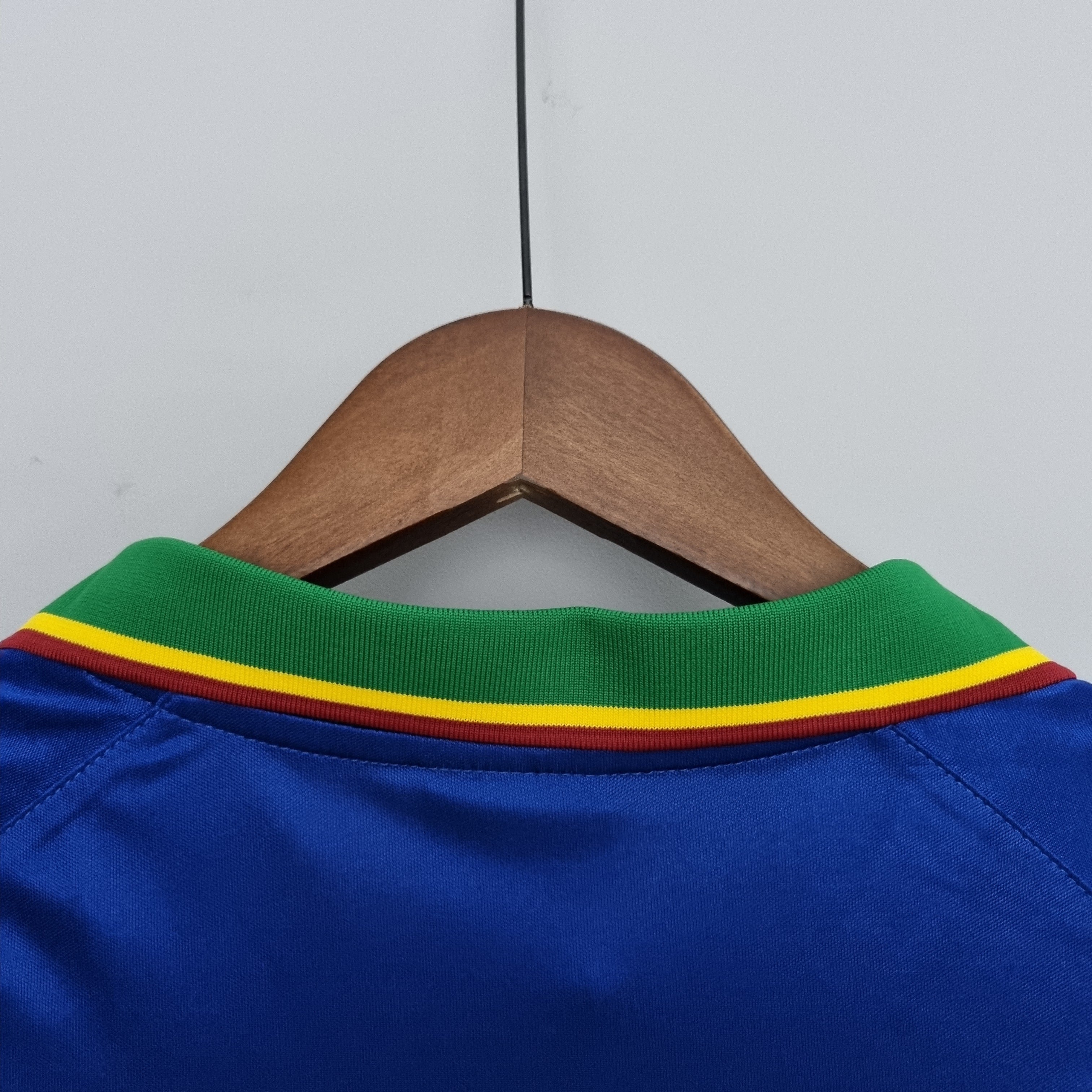 1990s Portugal Retro Football Shirt | Blue Green Home