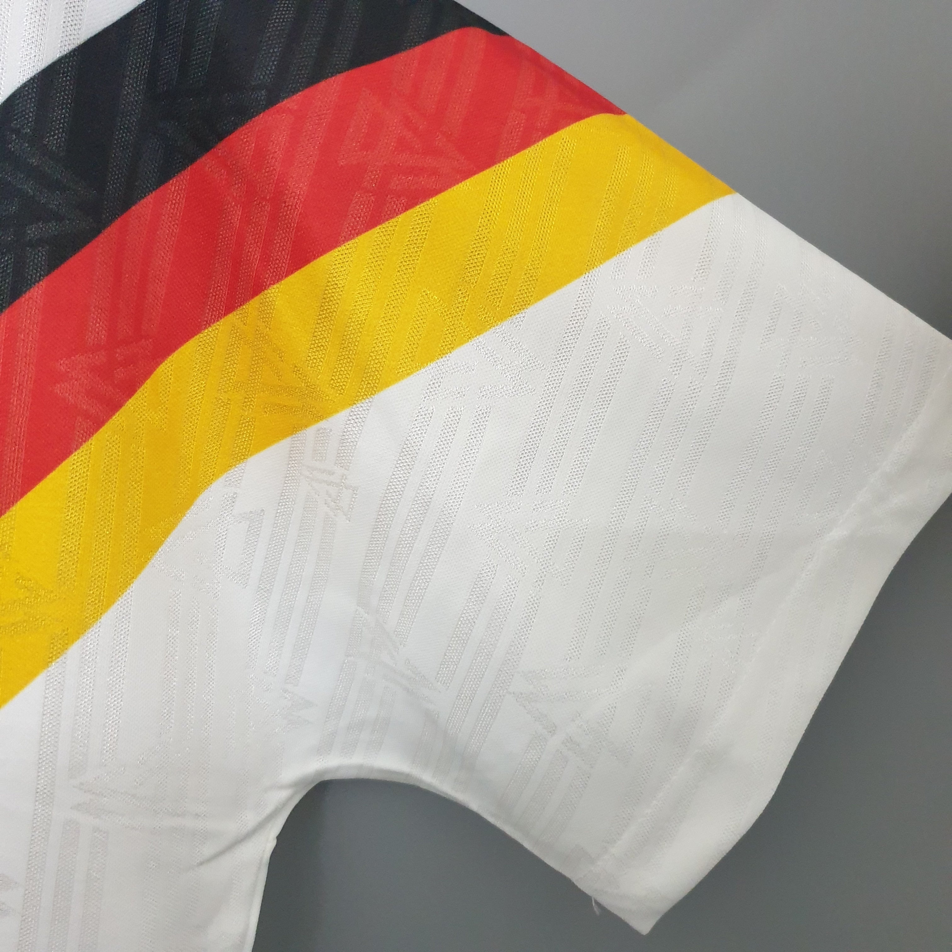 1980s Germany Retro Football Shirt | White Black Home