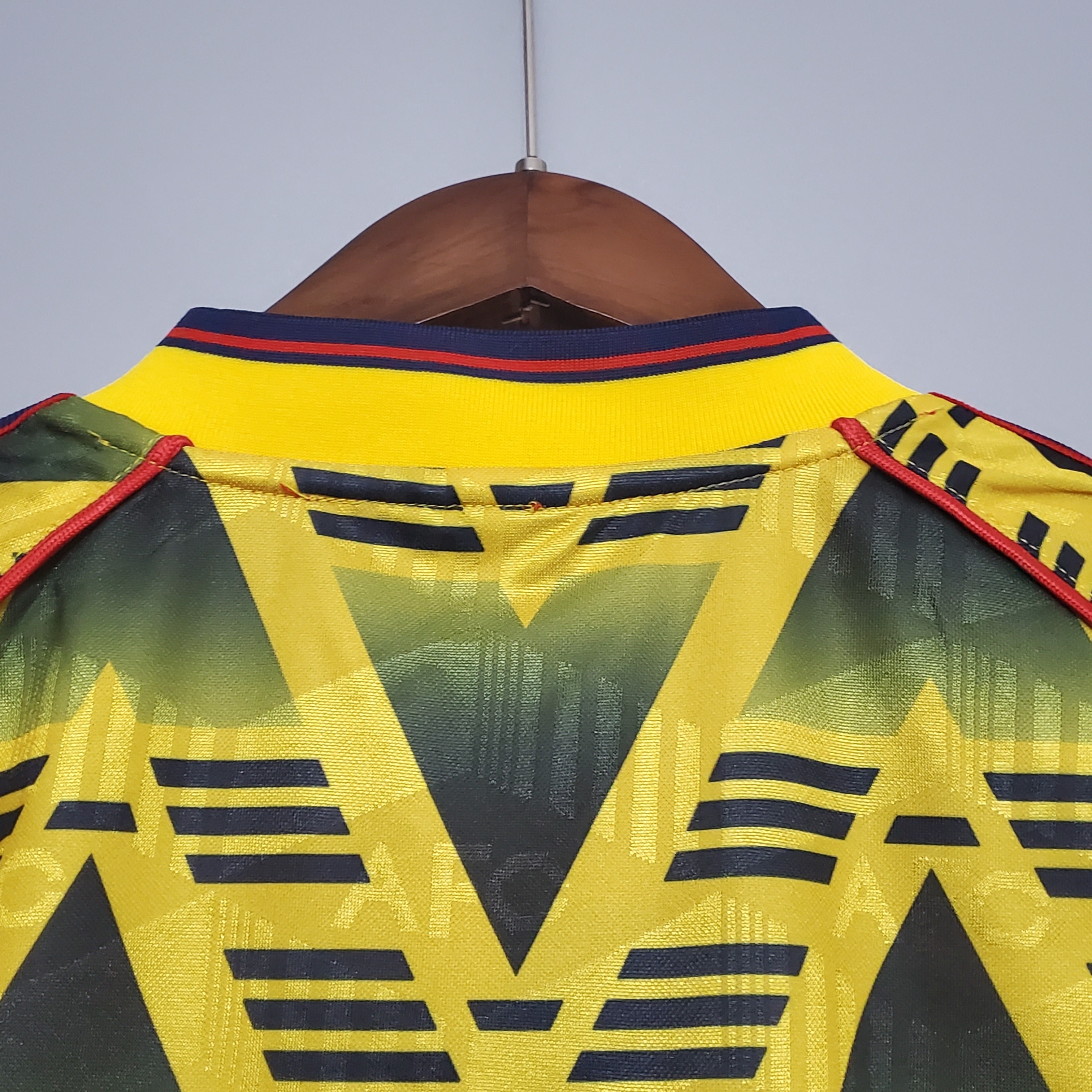 1990s Arsenal Retro Football Shirt | Yellow Black Home