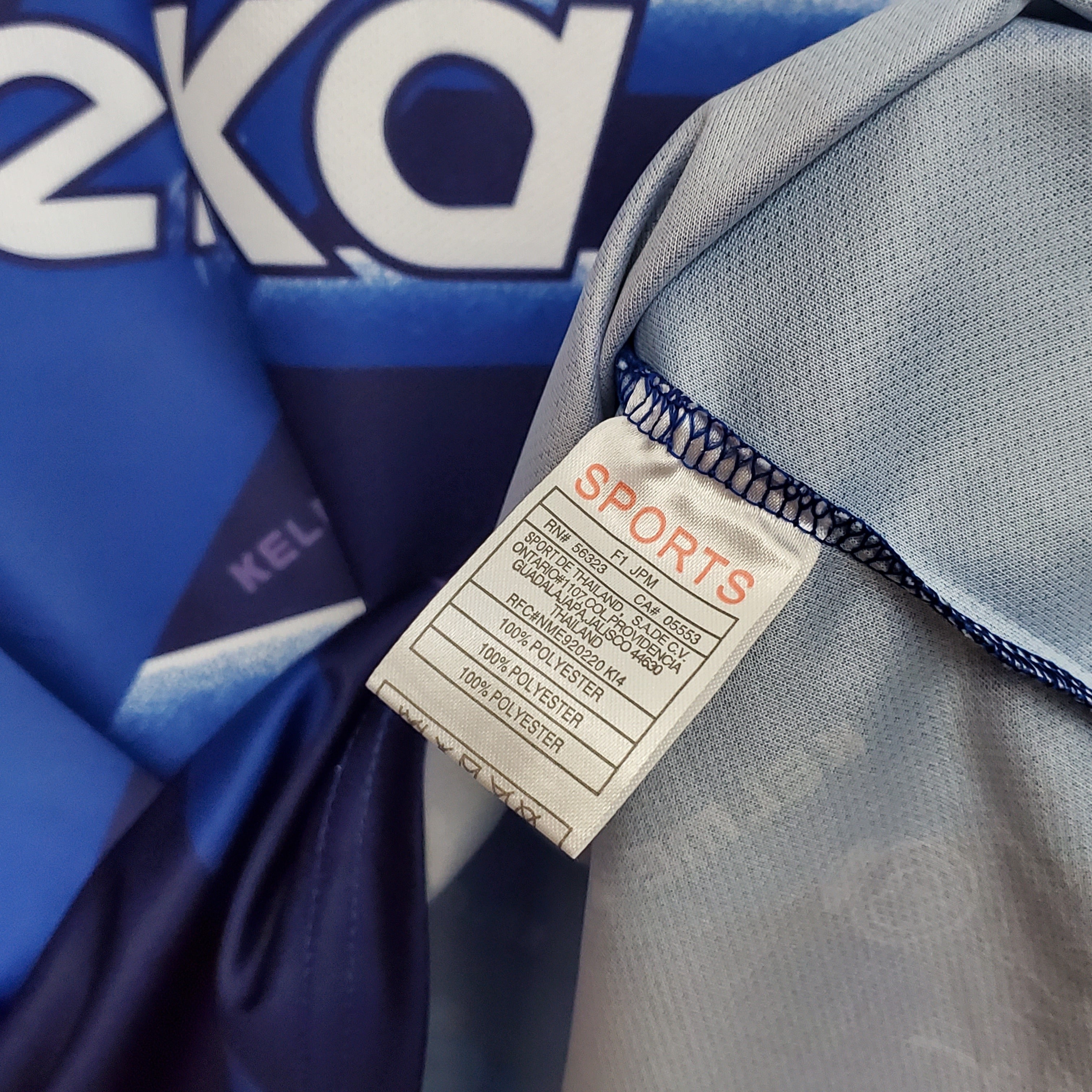 1990s Real Madrid Retro Football Shirt | Blue Navy Home