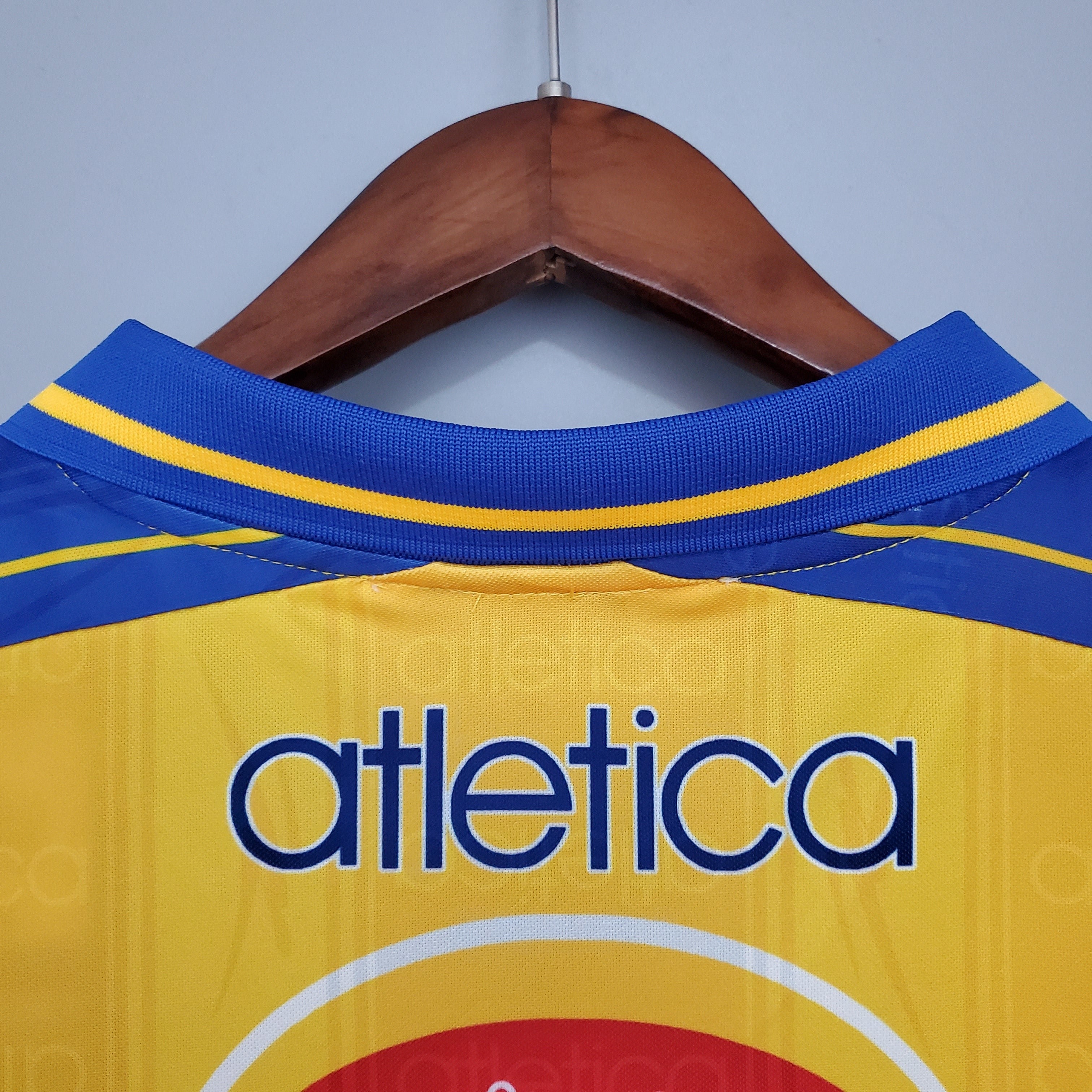2000s Tigres Retro Football Shirt | Yellow Blue Home
