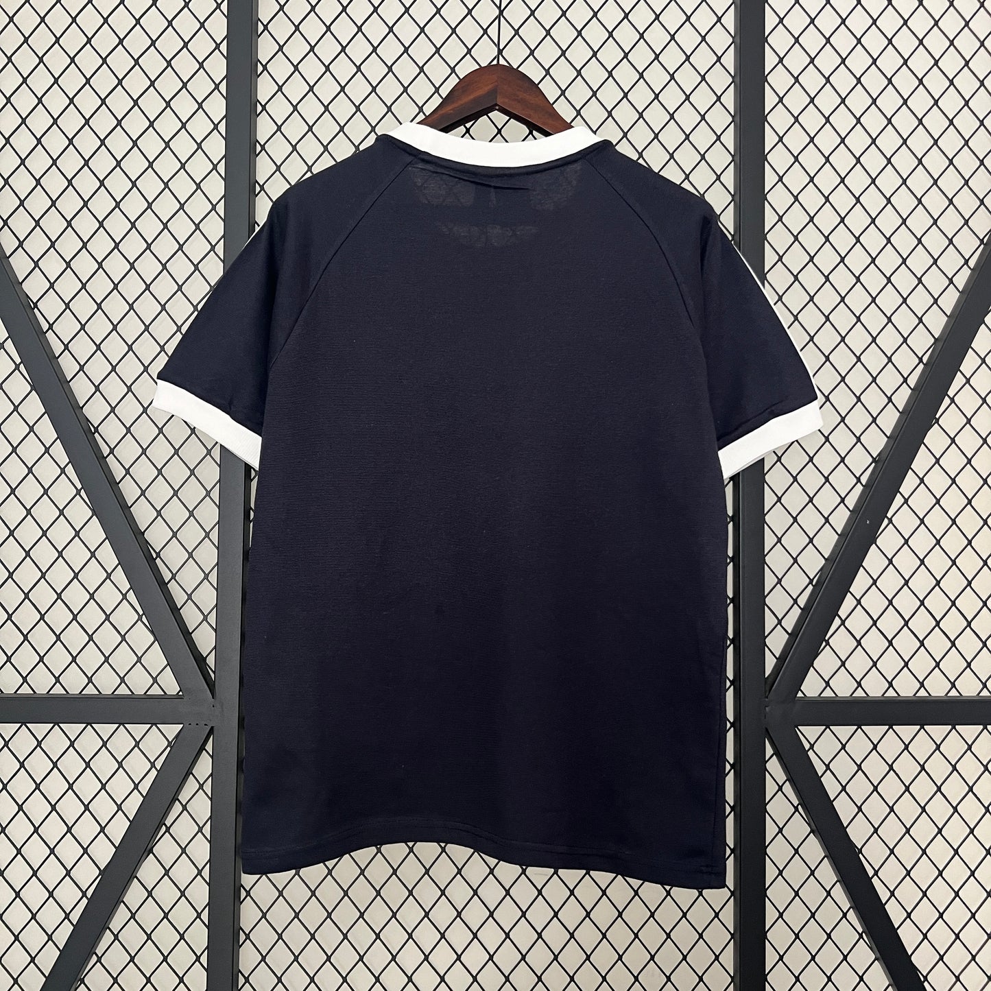 1970s Germany Retro Football Shirt | Black White Home