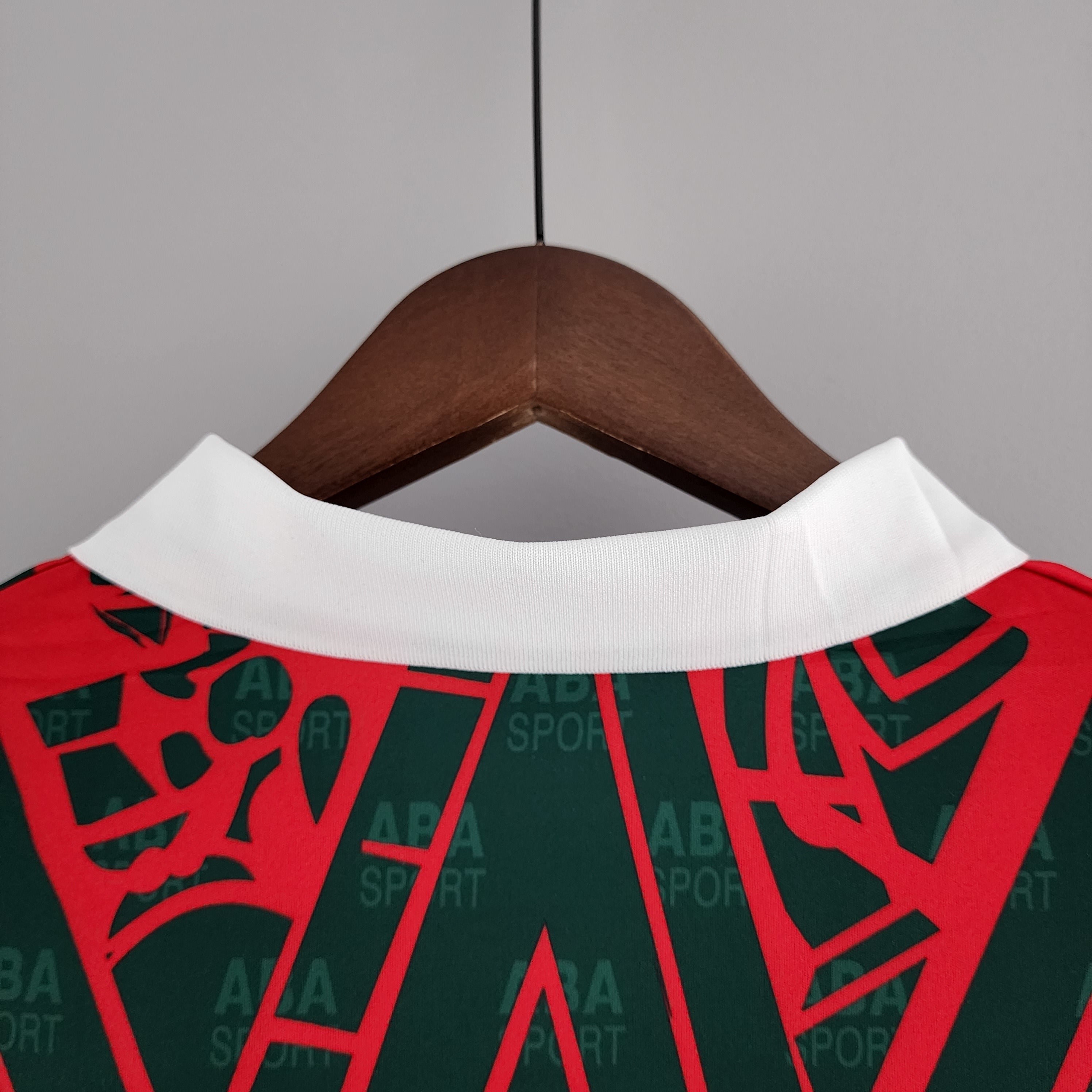 1990s Mexico Retro Football Shirt | Red Black Home