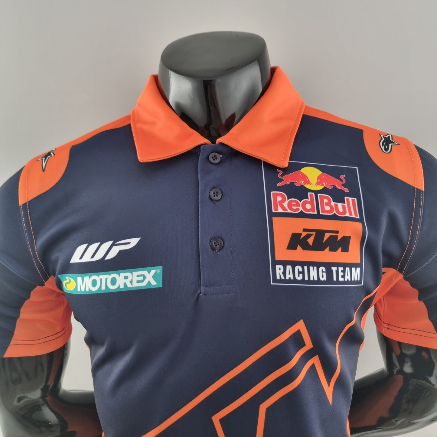 Red Bull KTM Racing Team 2023 Polo – Player Fit | Navy Orange