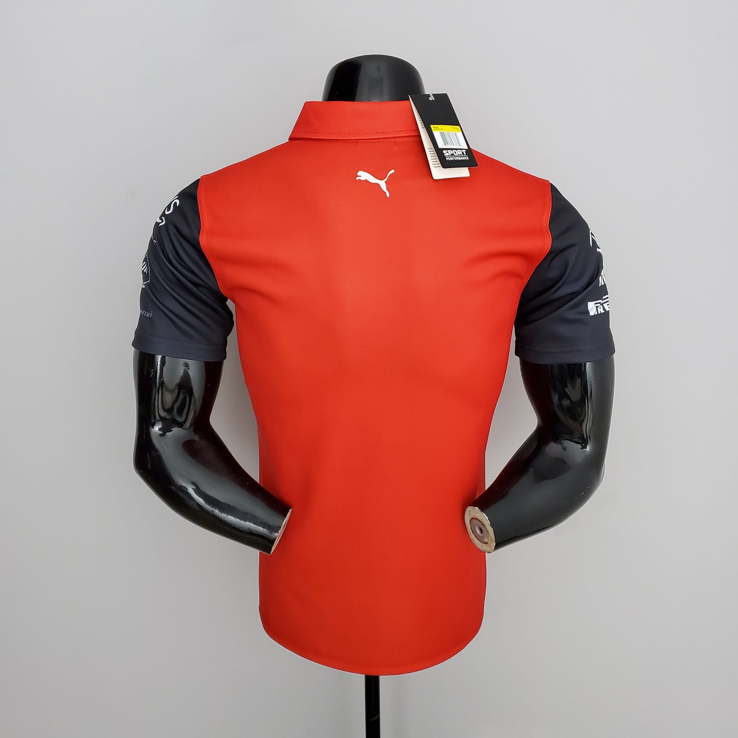 Ferrari F1 2023 Polo – Player Fit Shell | Red and Black