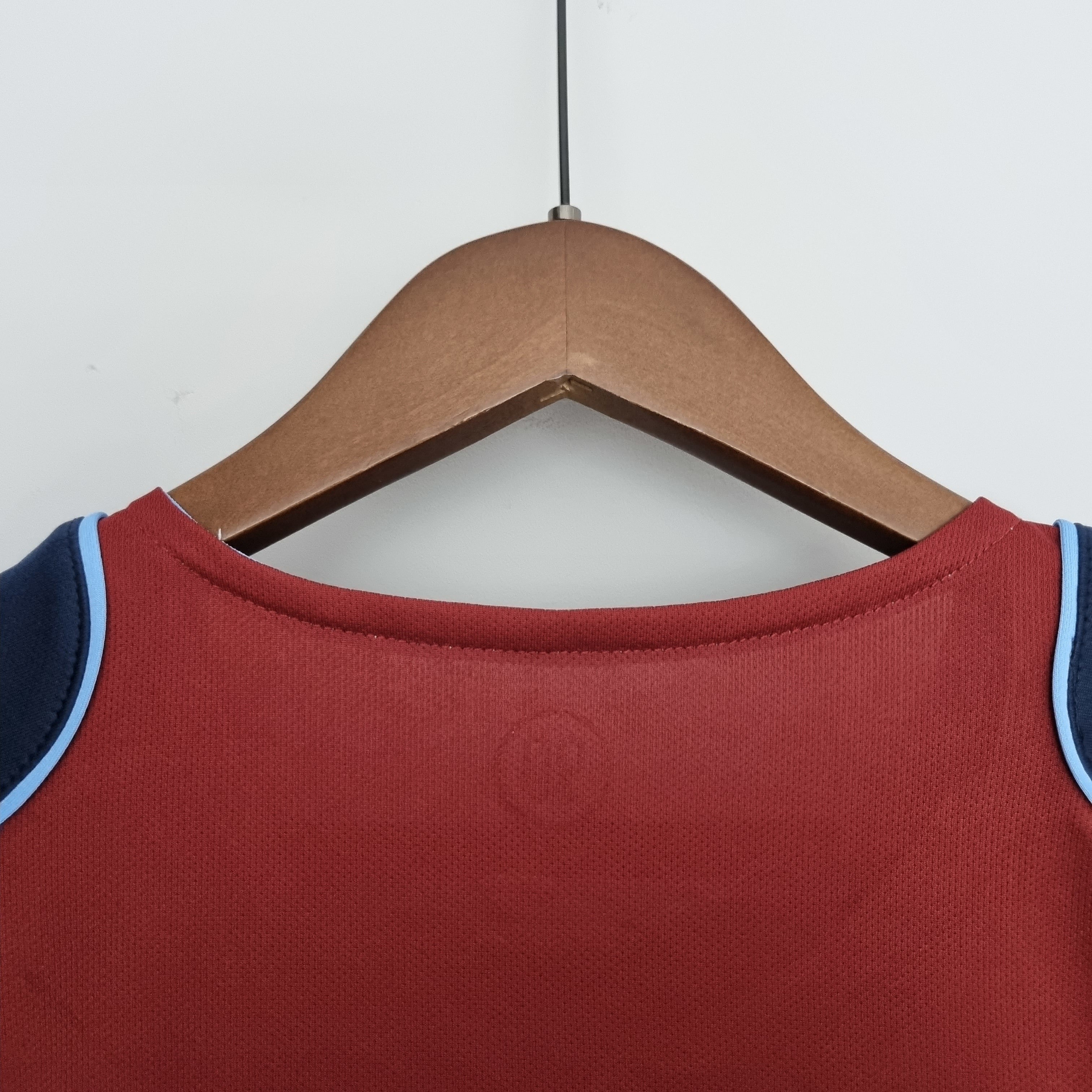 1990s Atletico Madrid Retro Football Shirt | Navy Red Home